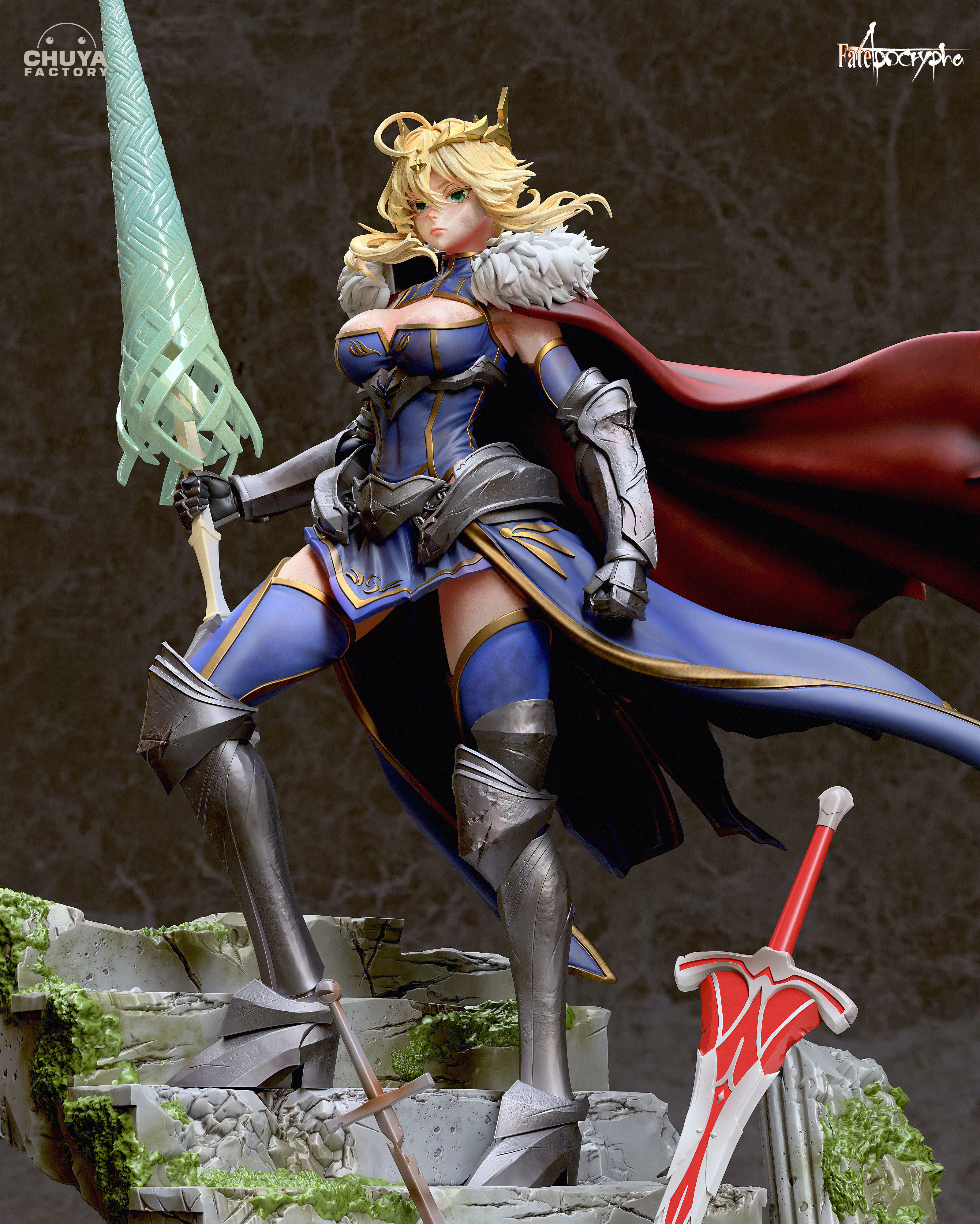Artoria Pendragon 3D print model_5