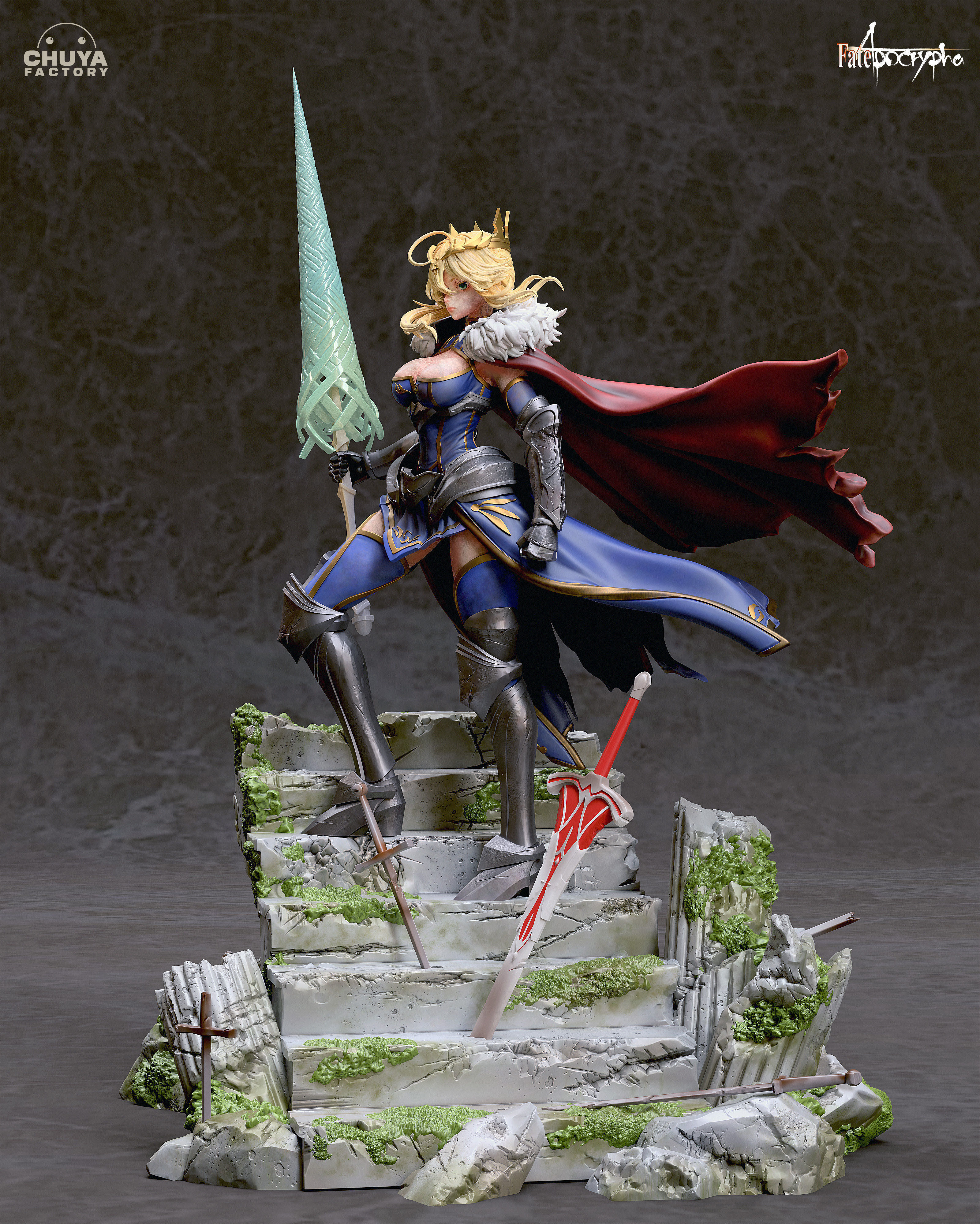 Artoria Pendragon 3D print model_1