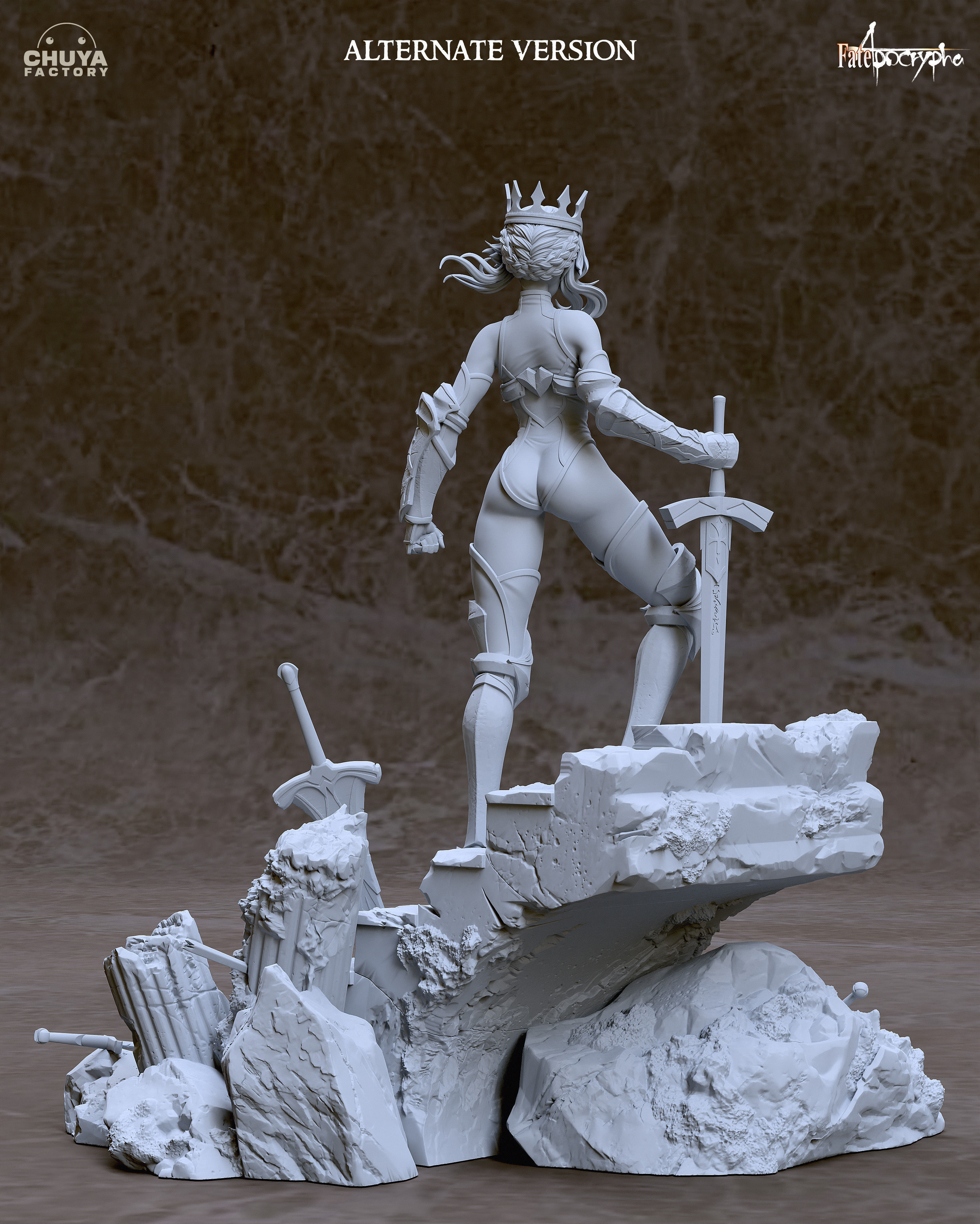 Artoria Pendragon 3D print model_8