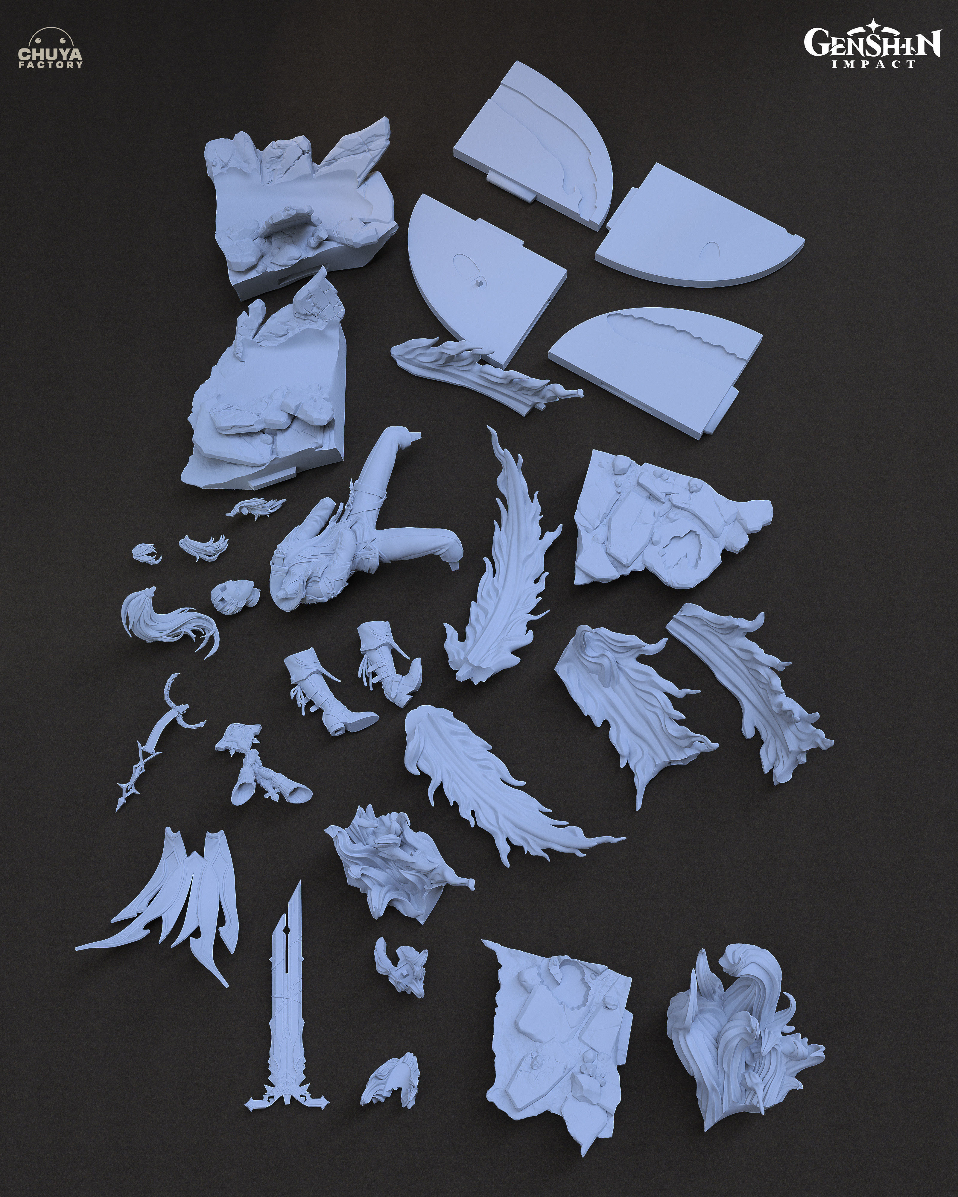 Diluc guardian of flames 3D print model_10