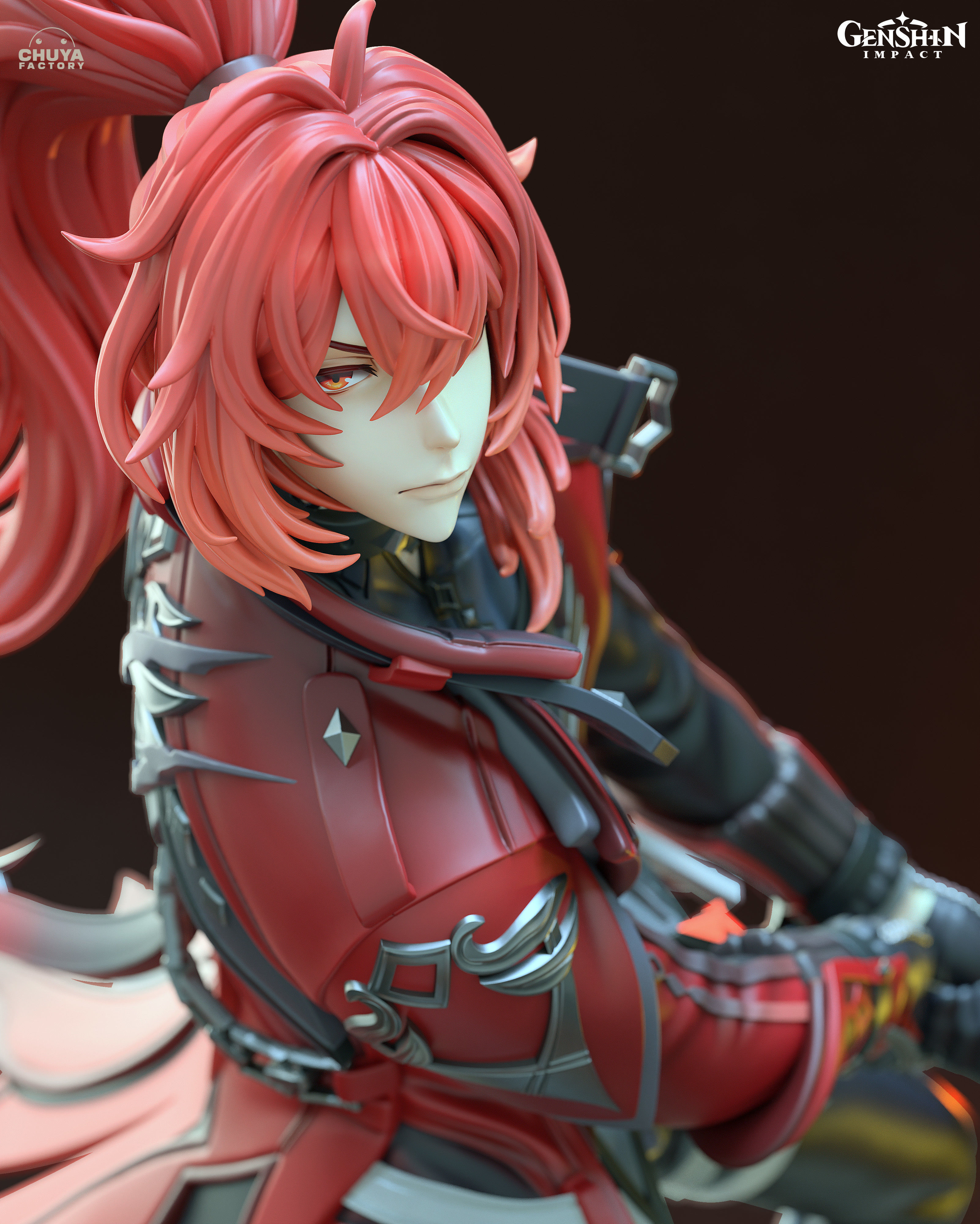 Diluc guardian of flames 3D print model_8