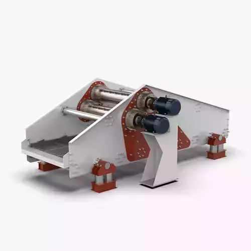 ZK1548 Linear Vibrating Screen 3D Model 3D model ZK1548 Linear Vibrating Screen 3D Model 3D model