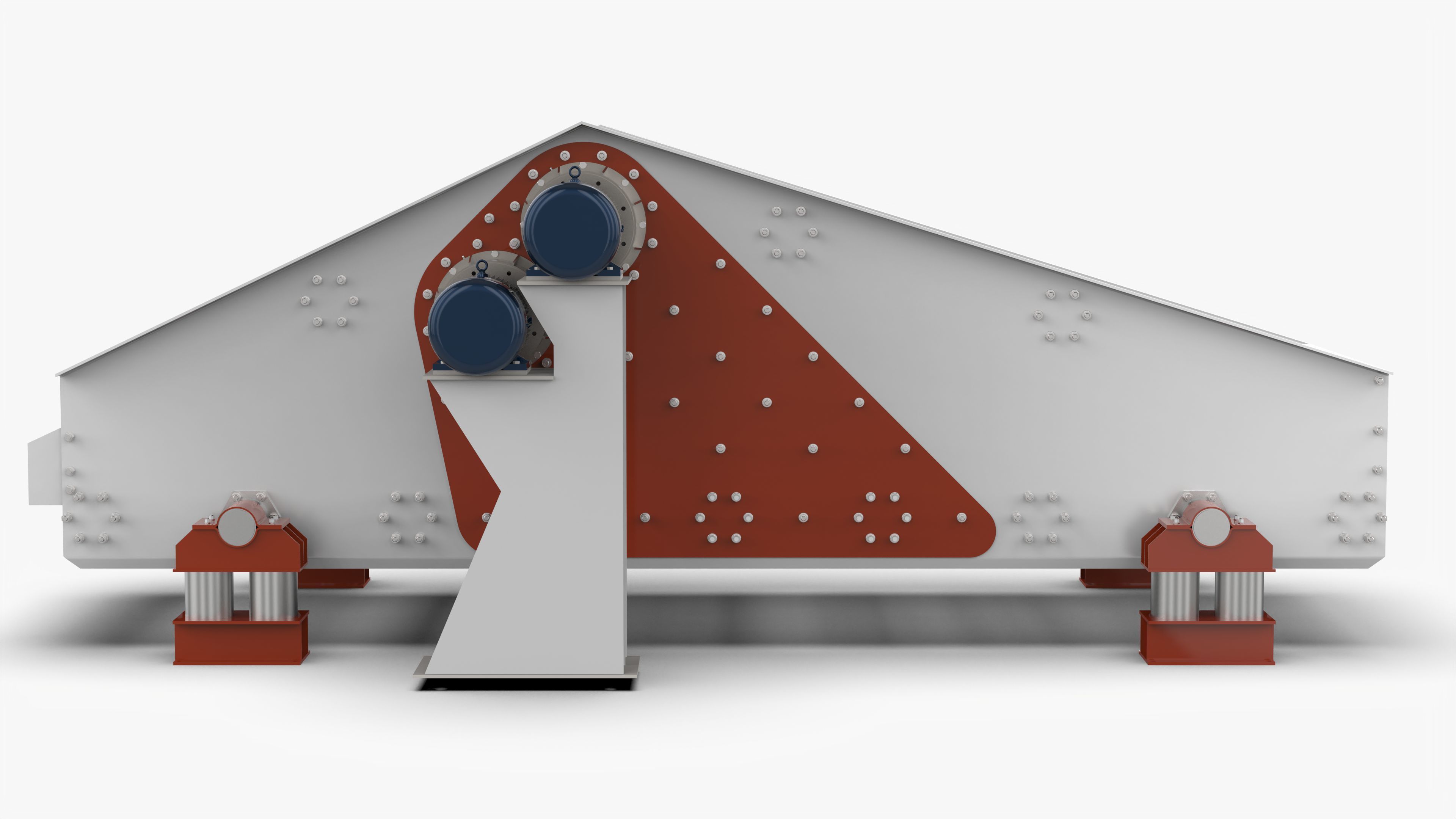 ZK1548 Linear Vibrating Screen 3D Model 3D model_5