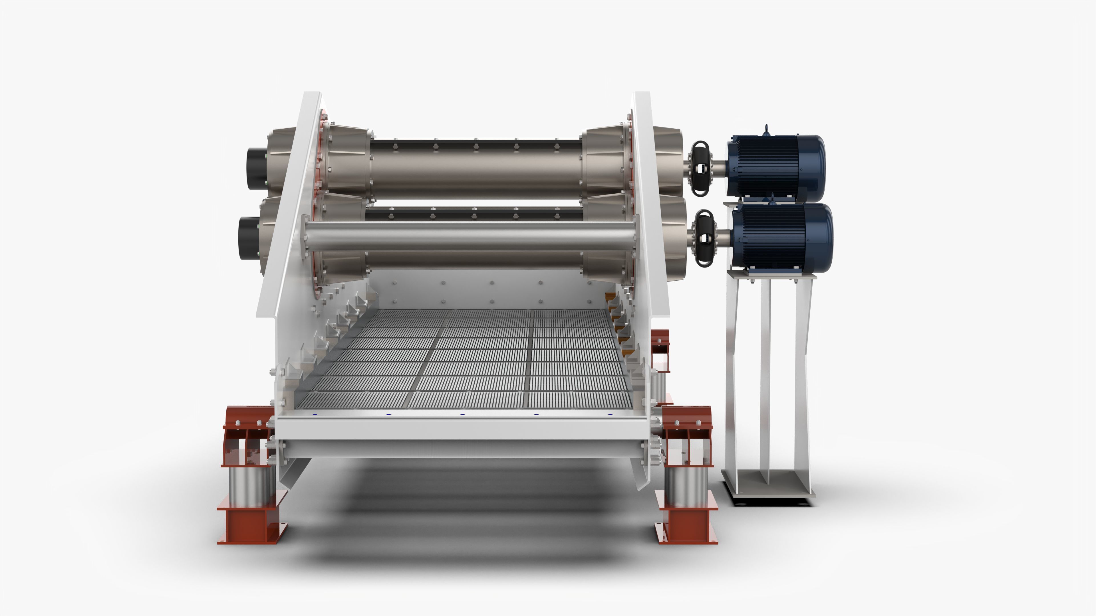 ZK1548 Linear Vibrating Screen 3D Model 3D model_6