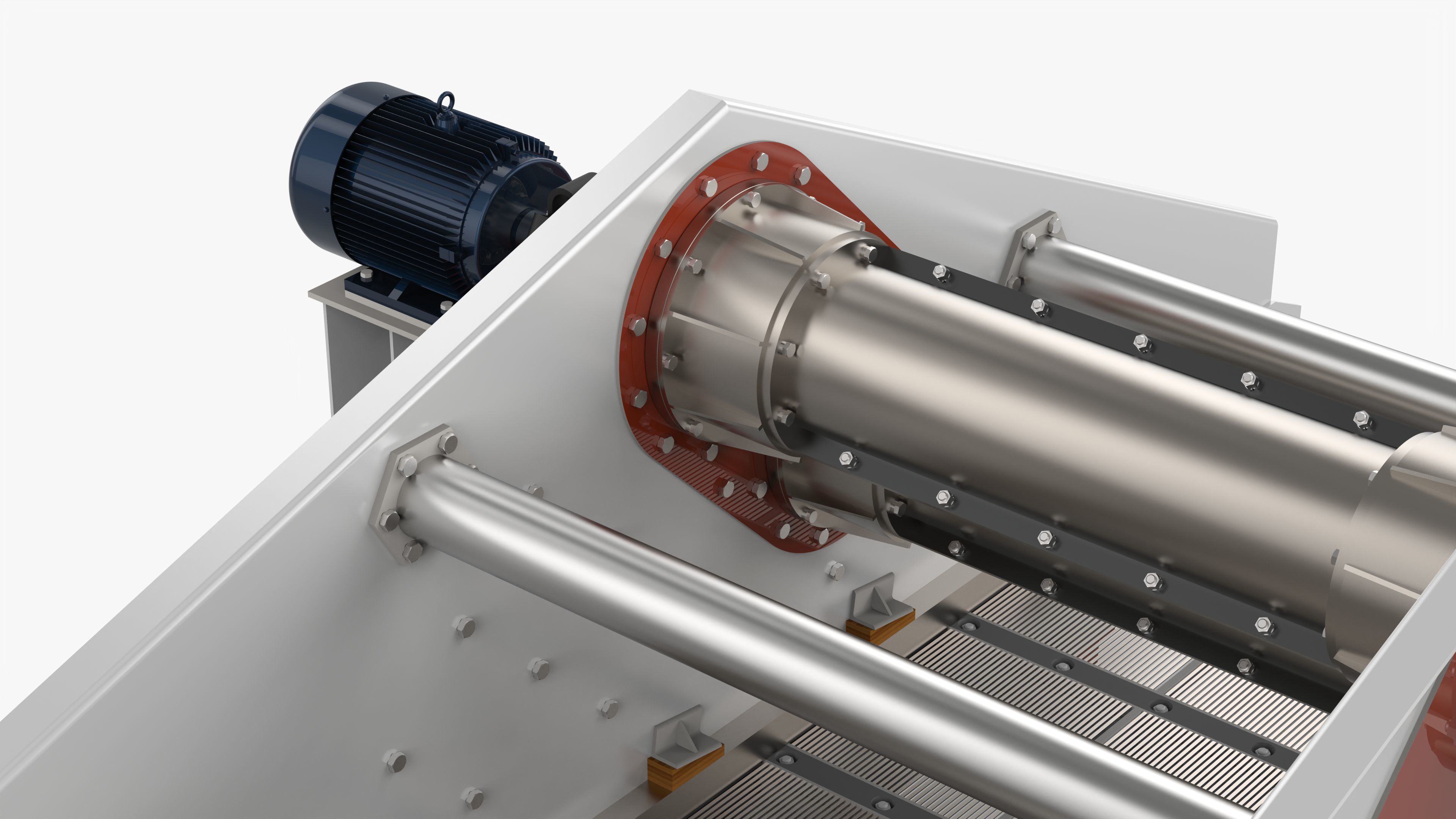 ZK1548 Linear Vibrating Screen 3D Model 3D model_8