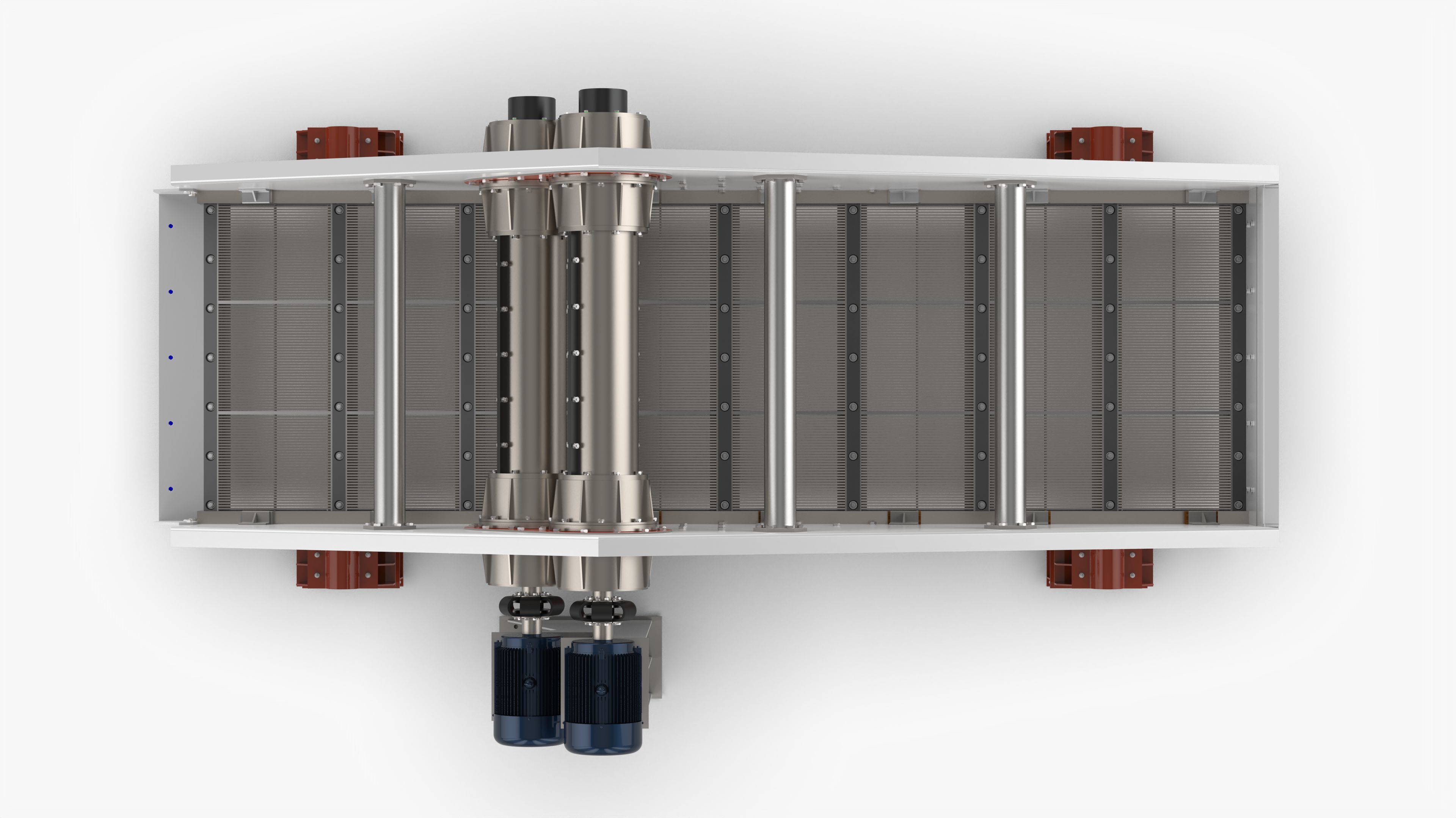 ZK1548 Linear Vibrating Screen 3D Model 3D model_7