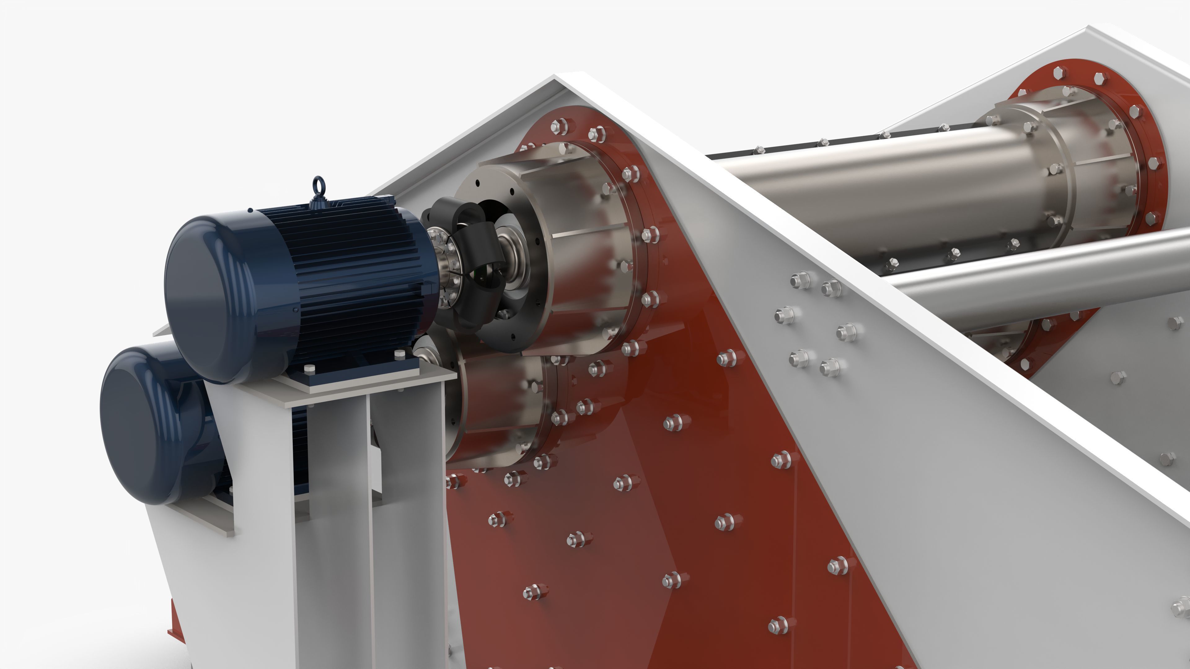 ZK1548 Linear Vibrating Screen 3D Model 3D model_9