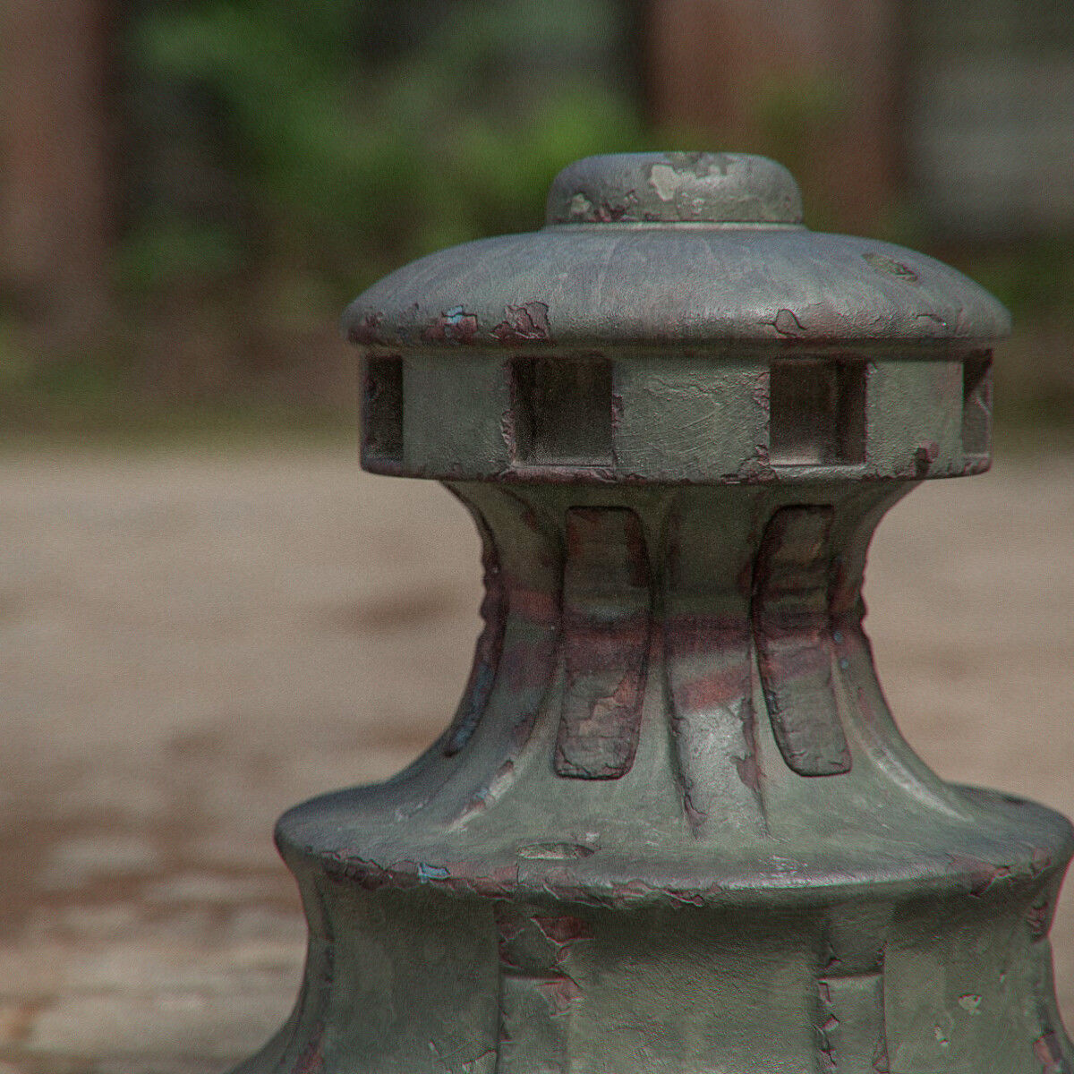 Rusty Capstan 3D model_2