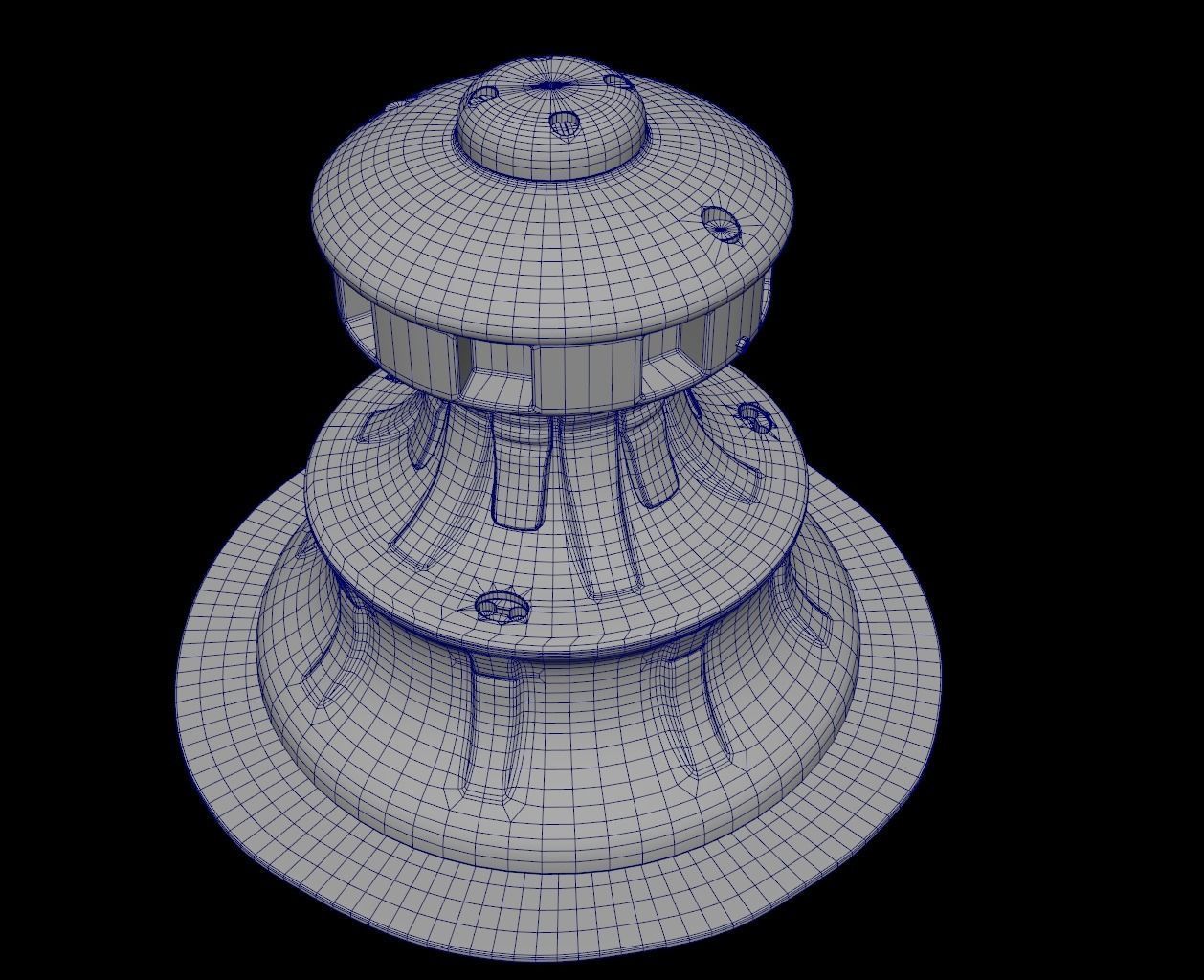 Rusty Capstan 3D model_5