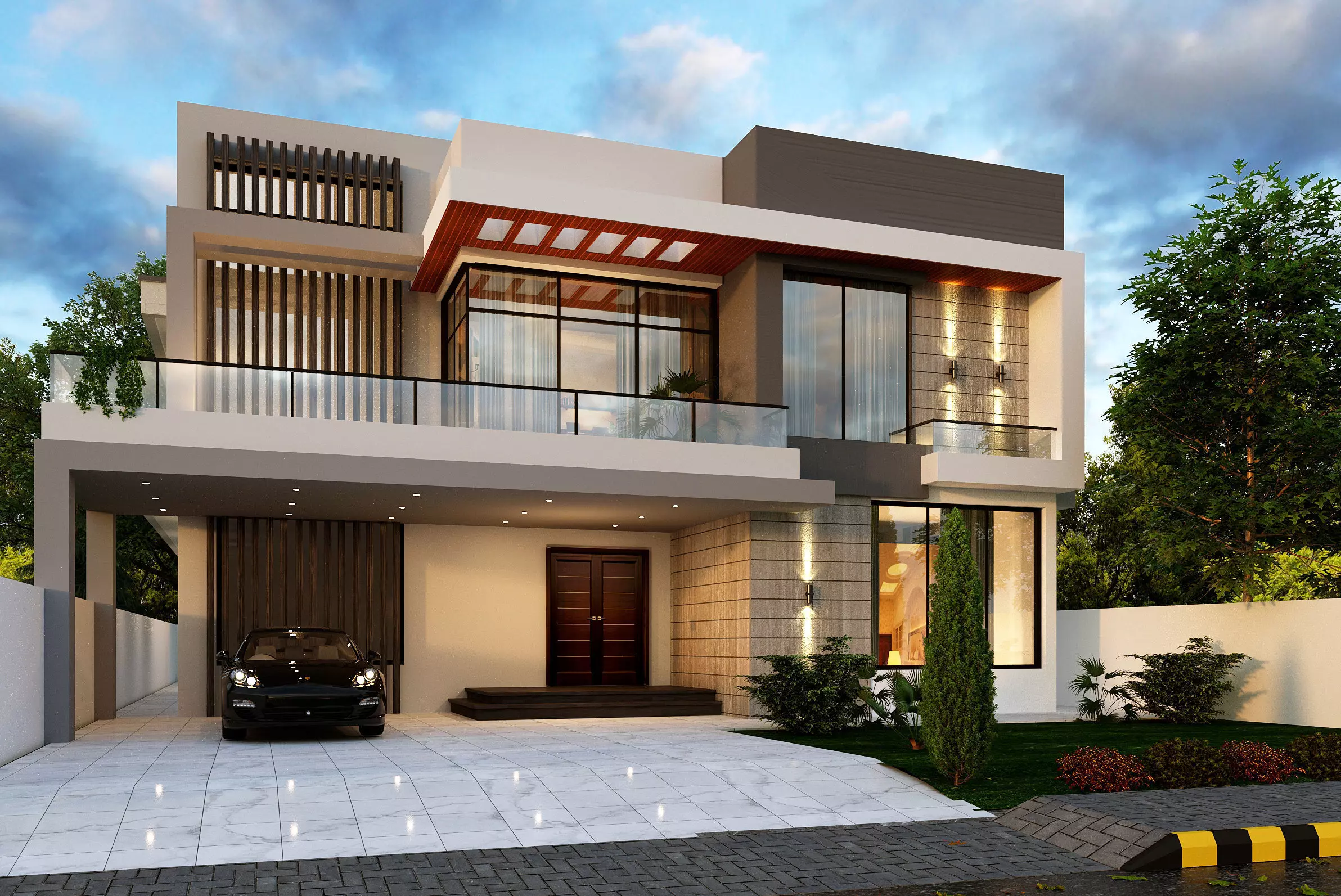 Modern House  3D model_0