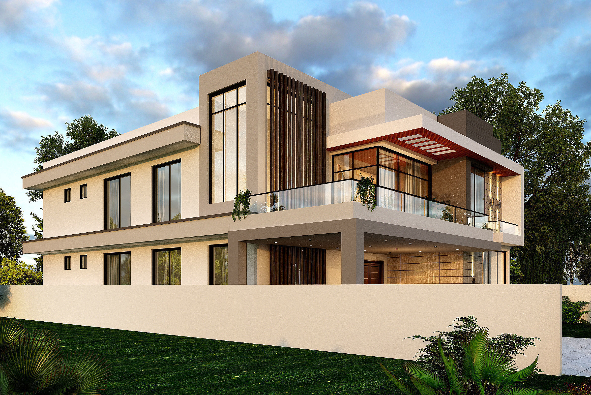 Modern House  3D model_1