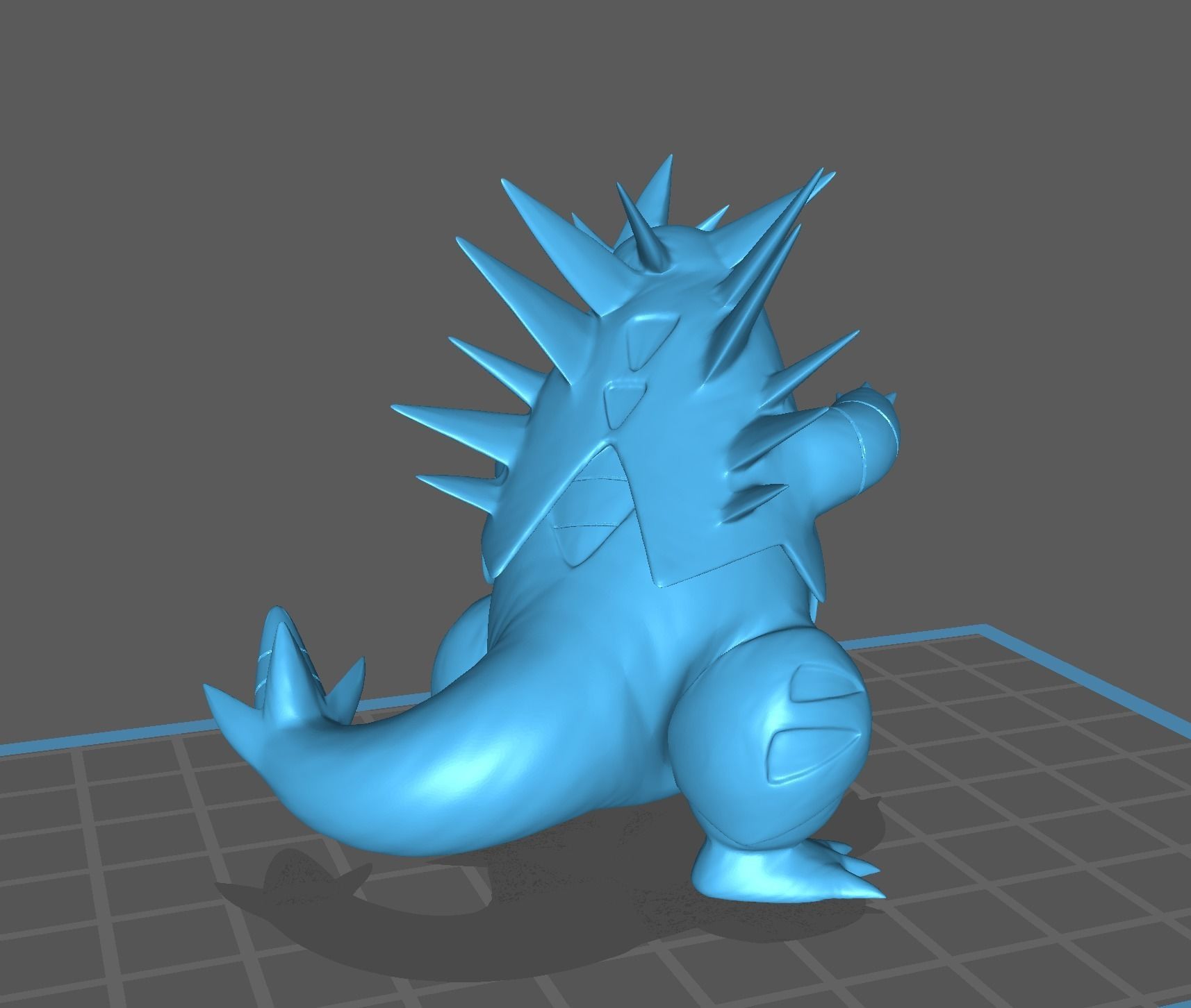 Tyranitar pokemon 3D print model 3D print model_10