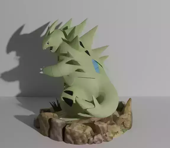 Tyranitar pokemon 3D print model