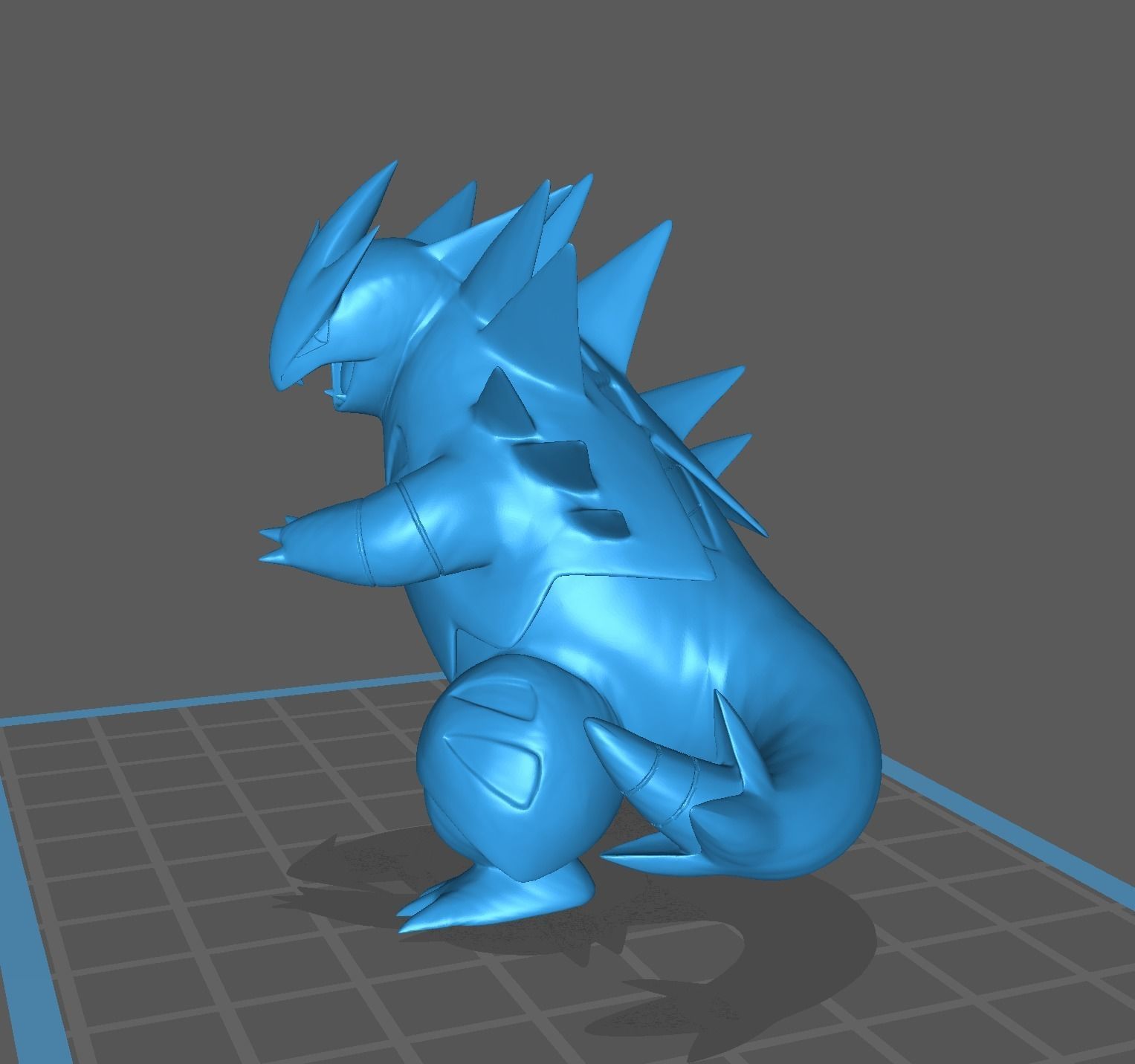 Tyranitar pokemon 3D print model 3D print model_9
