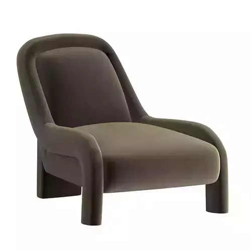 Ellis chair mohair pewter