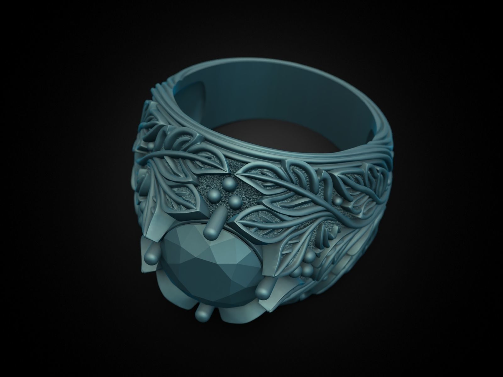 Ring Winter 3D print model_21