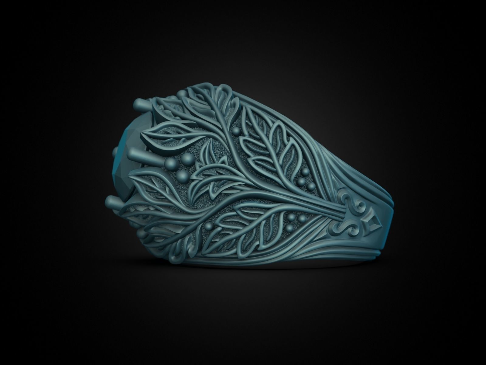 Ring Winter 3D print model_19