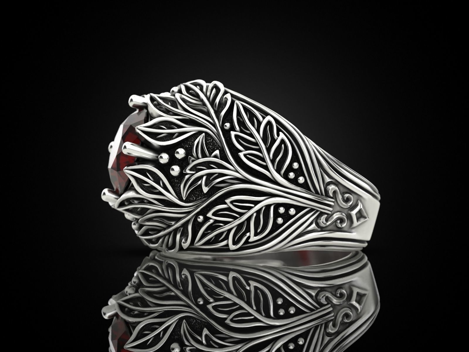 Ring Winter 3D print model_7