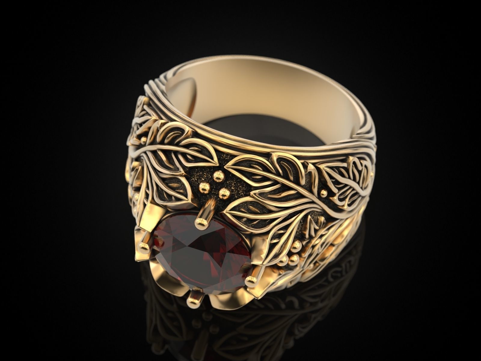 Ring Winter 3D print model_31