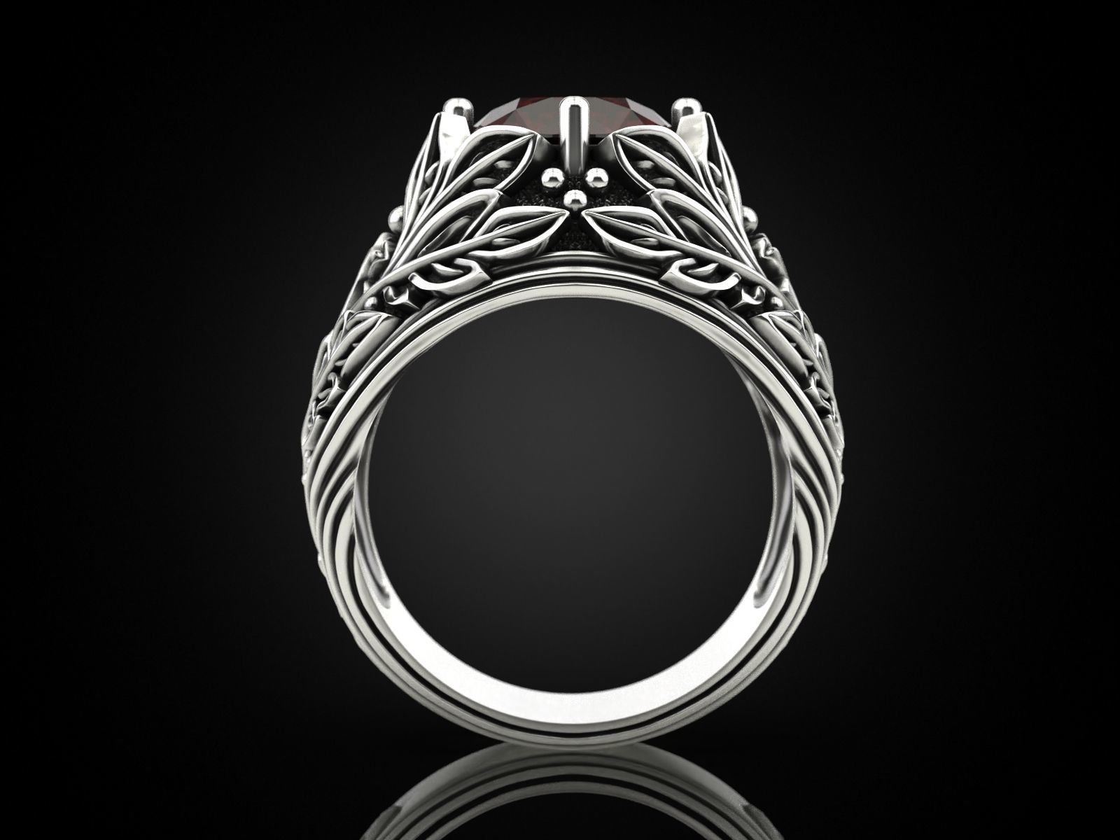 Ring Winter 3D print model_5