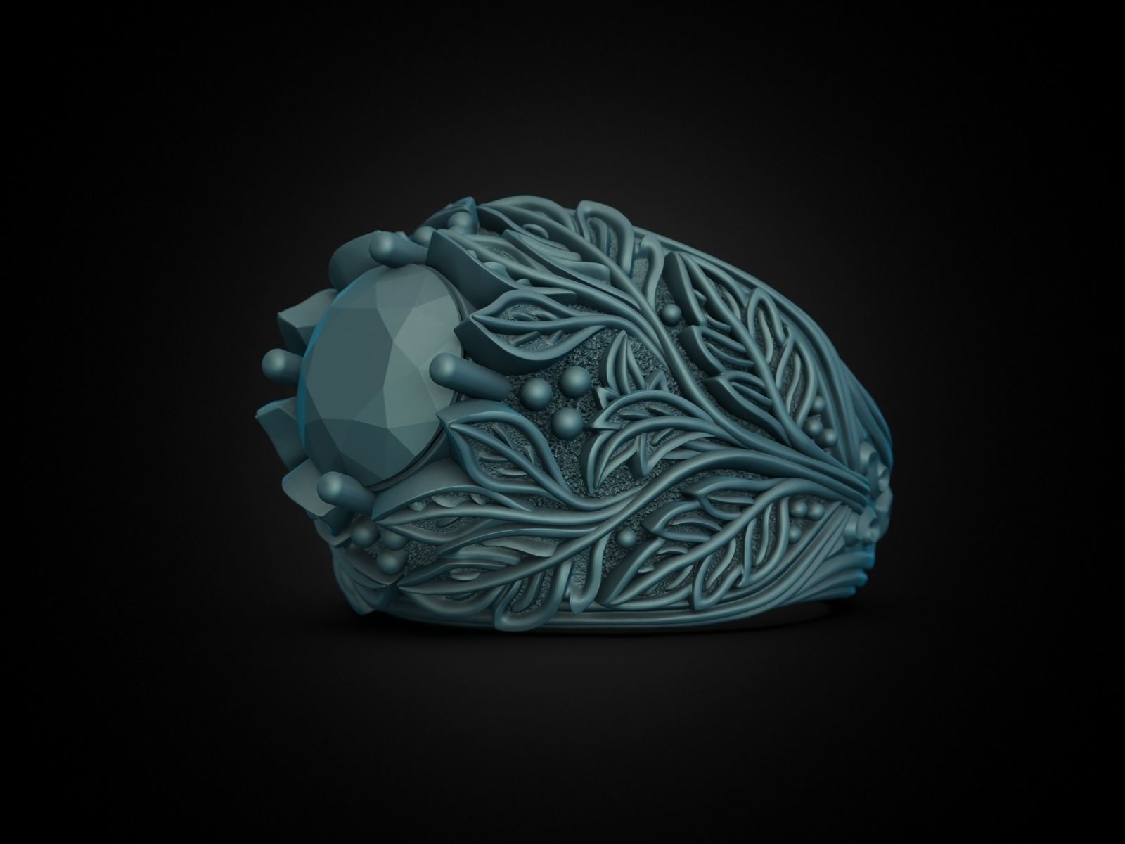 Ring Winter 3D print model_18