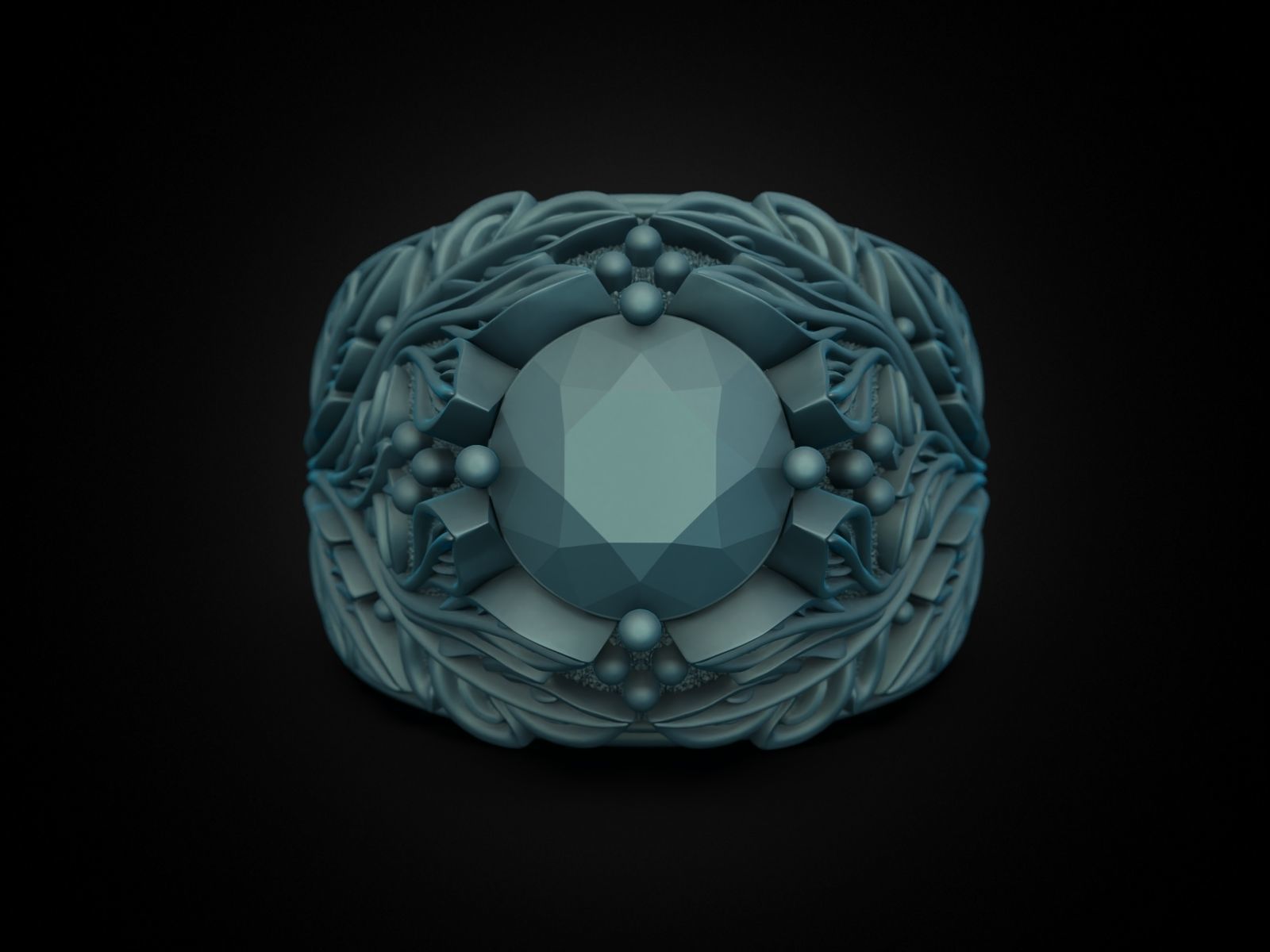 Ring Winter 3D print model_20