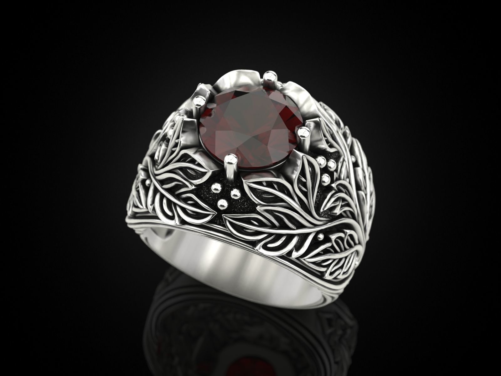 Ring Winter 3D print model_3