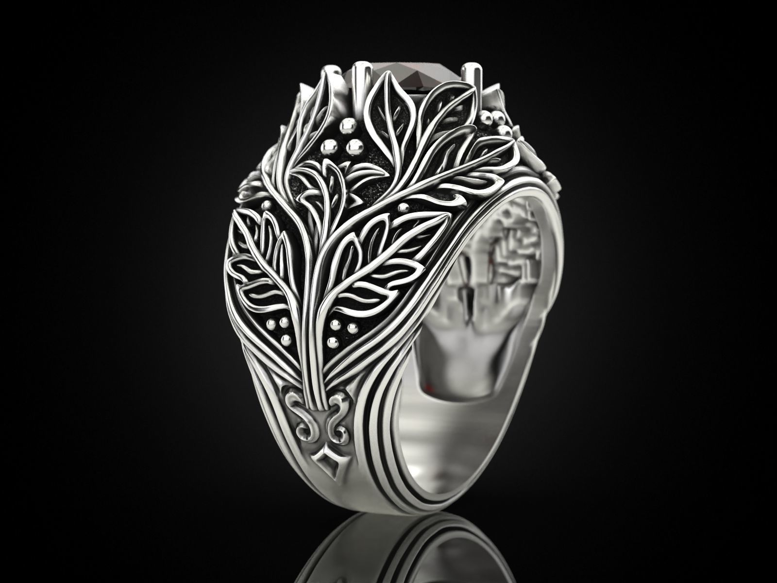 Ring Winter 3D print model_10