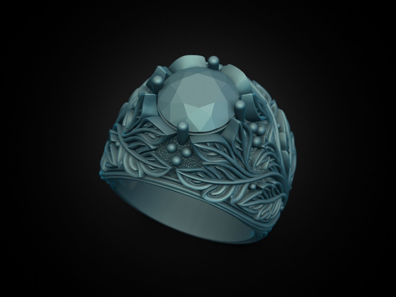 Ring Winter 3D print model_15