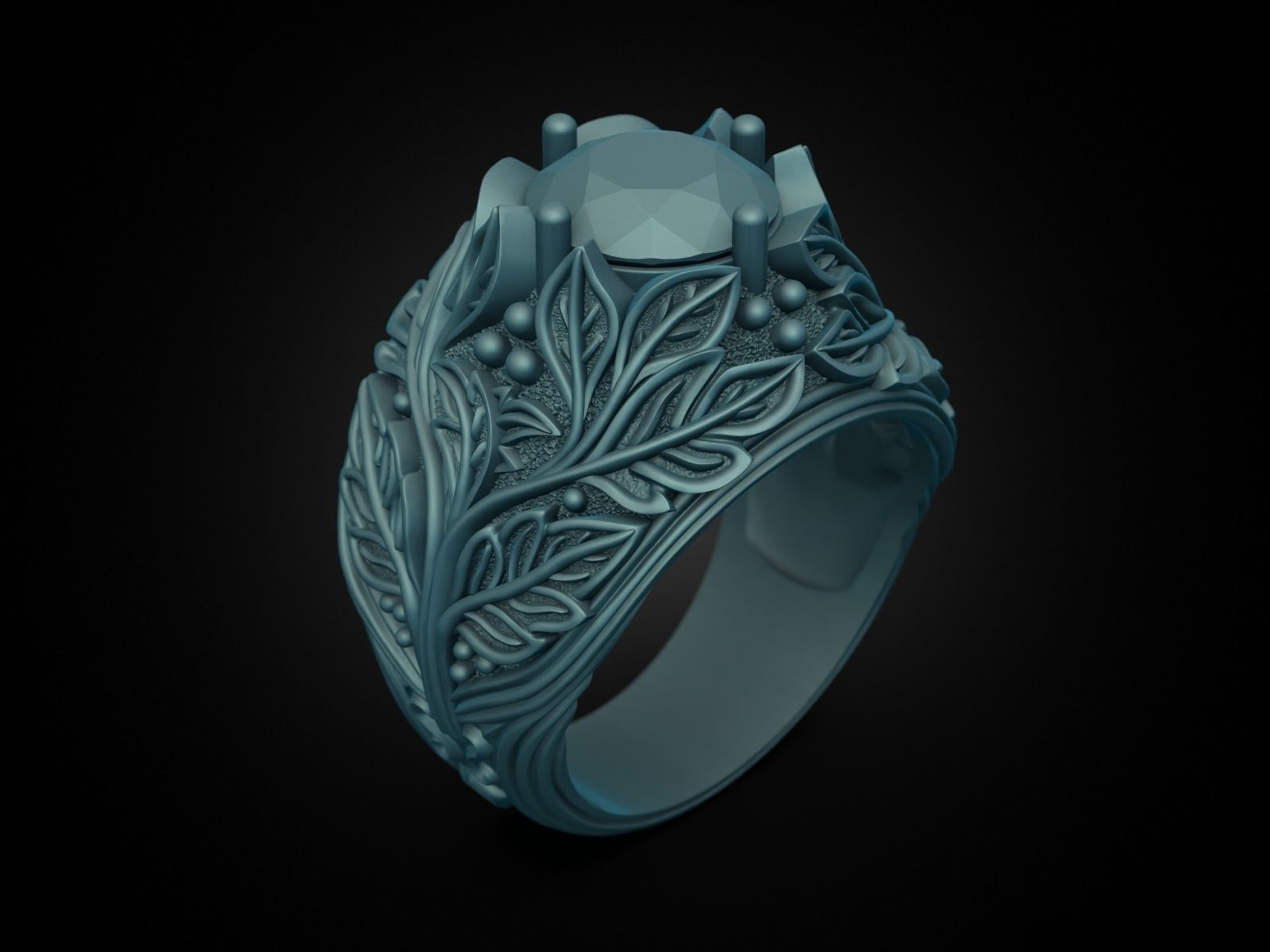 Ring Winter 3D print model_16