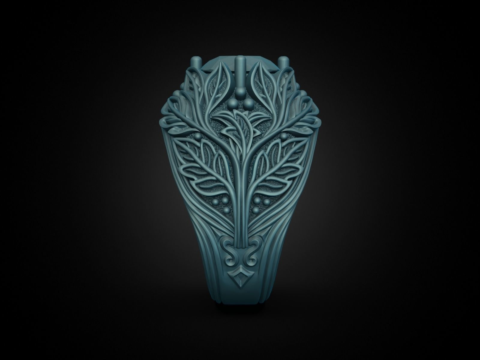 Ring Winter 3D print model_12