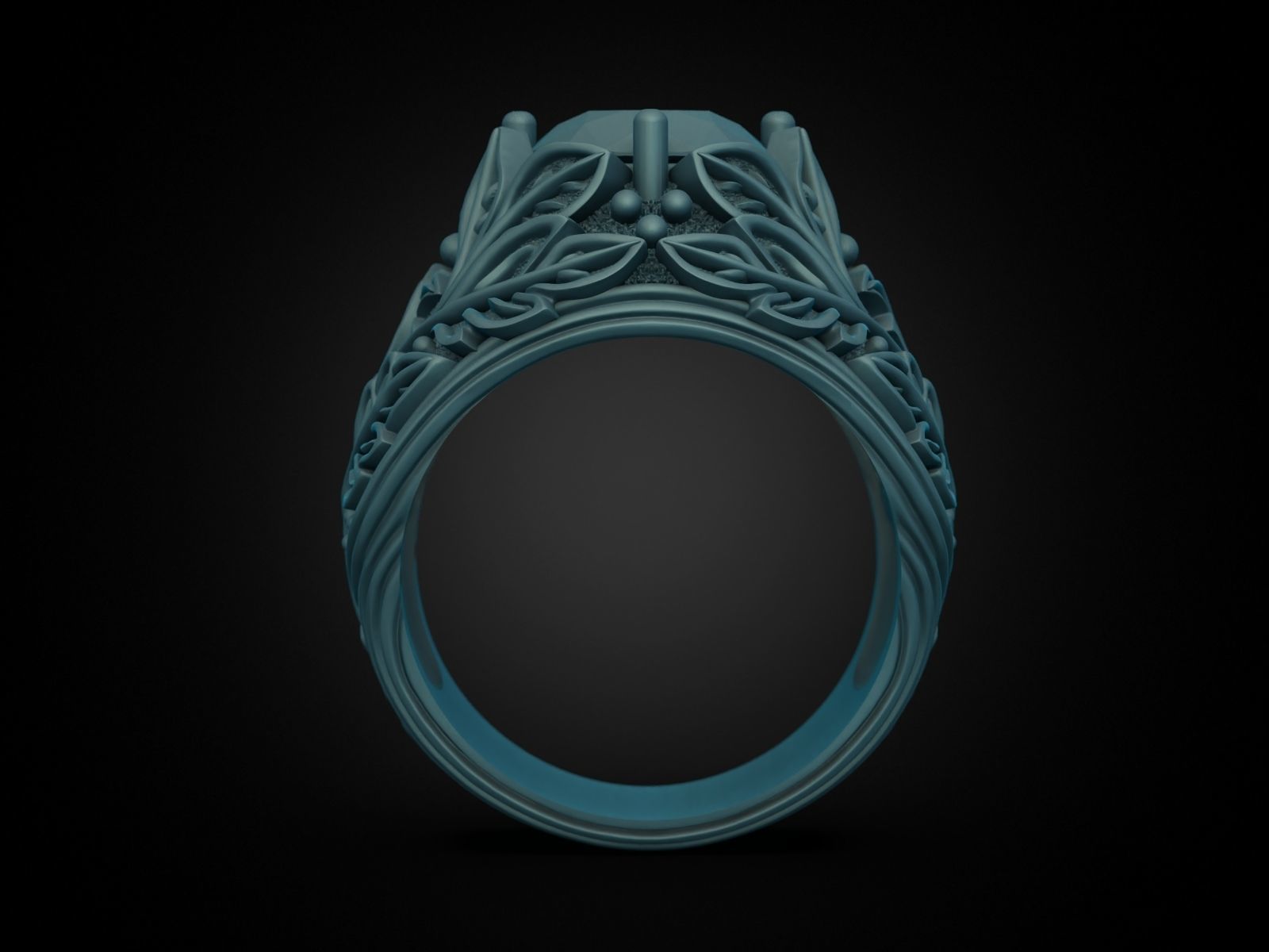Ring Winter 3D print model_14