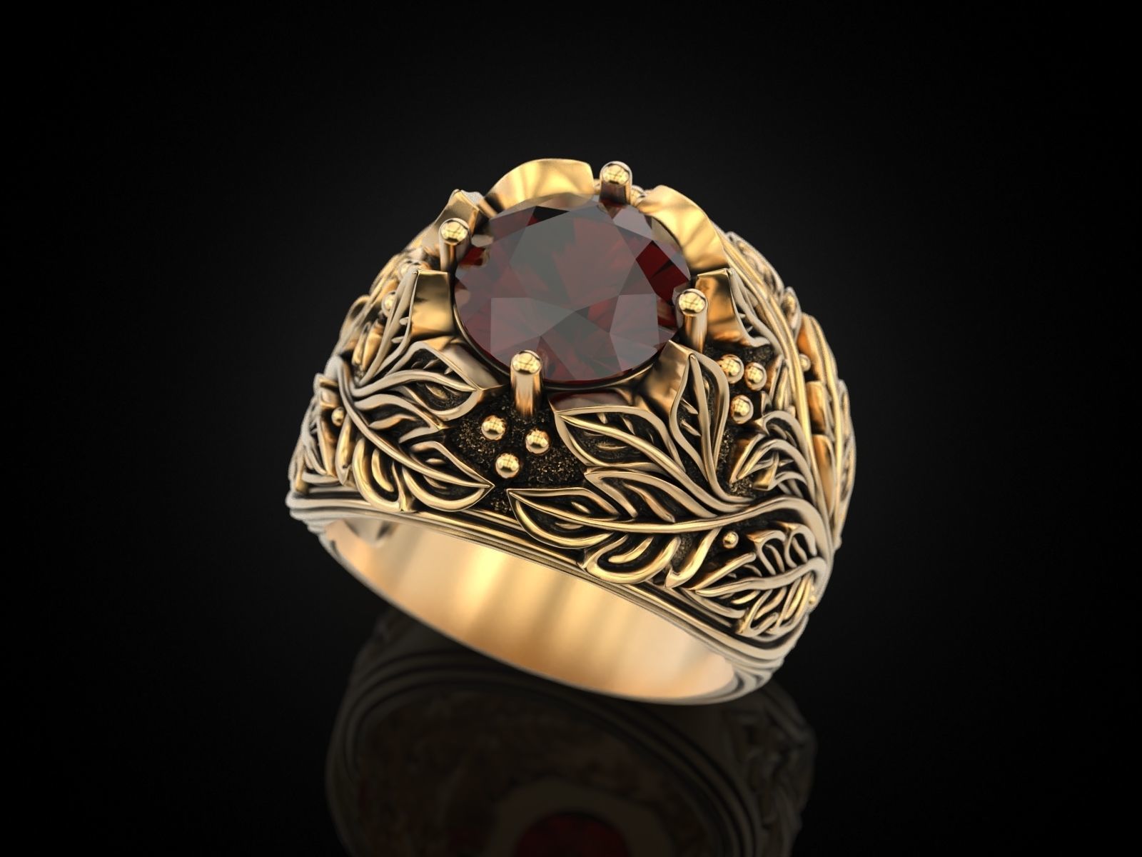 Ring Winter 3D print model_25