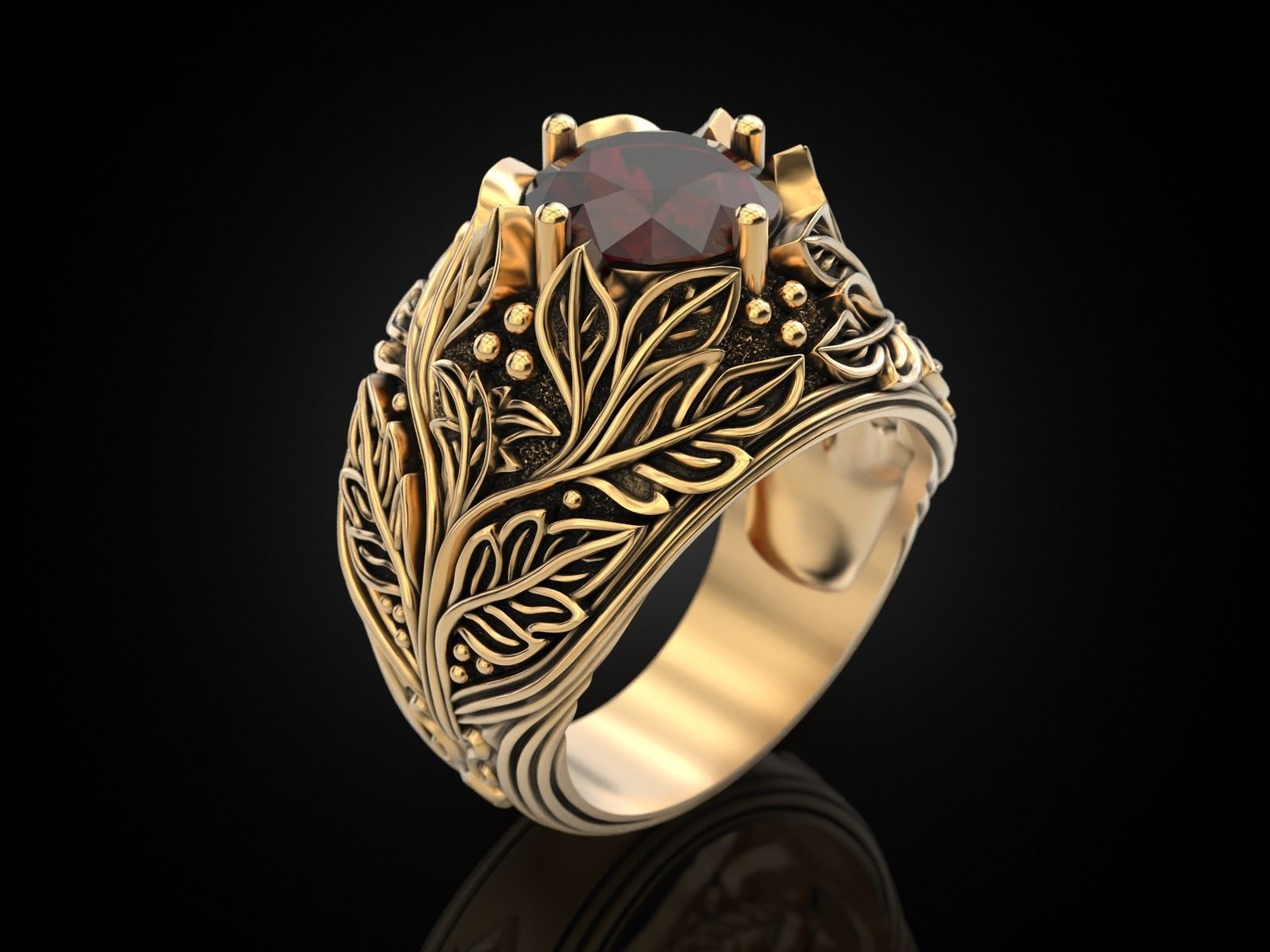 Ring Winter 3D print model_26