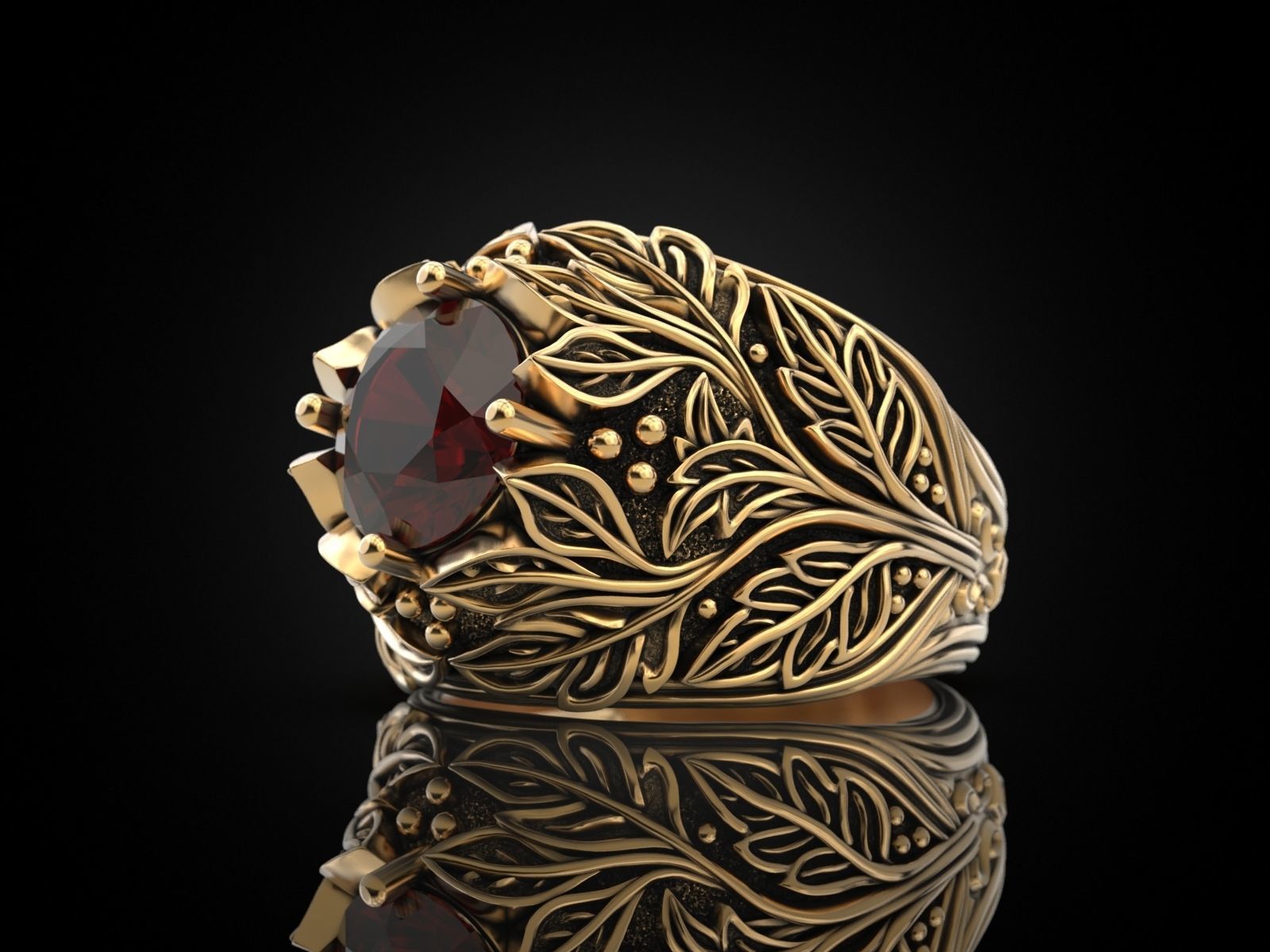 Ring Winter 3D print model_28