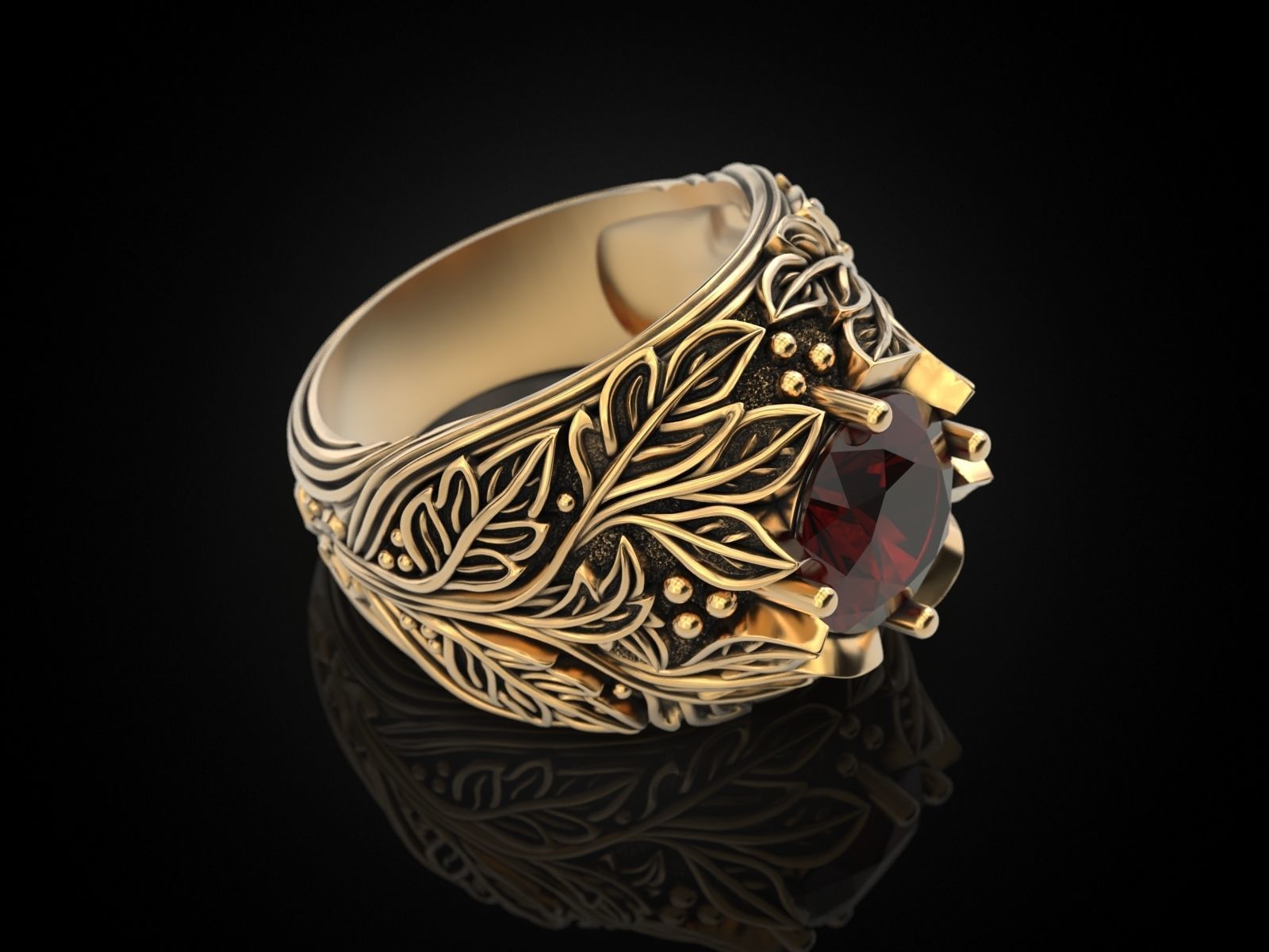 Ring Winter 3D print model_23