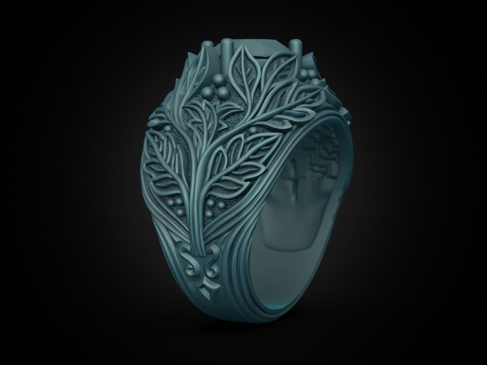 Ring Winter 3D print model_17