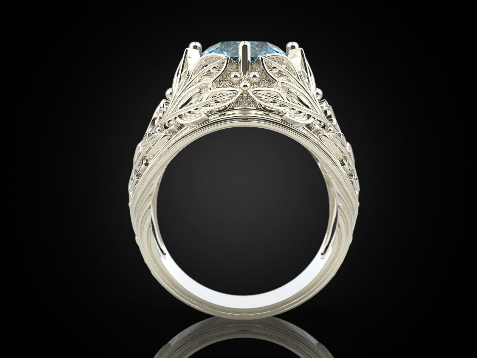 Ring Winter 3D print model_33