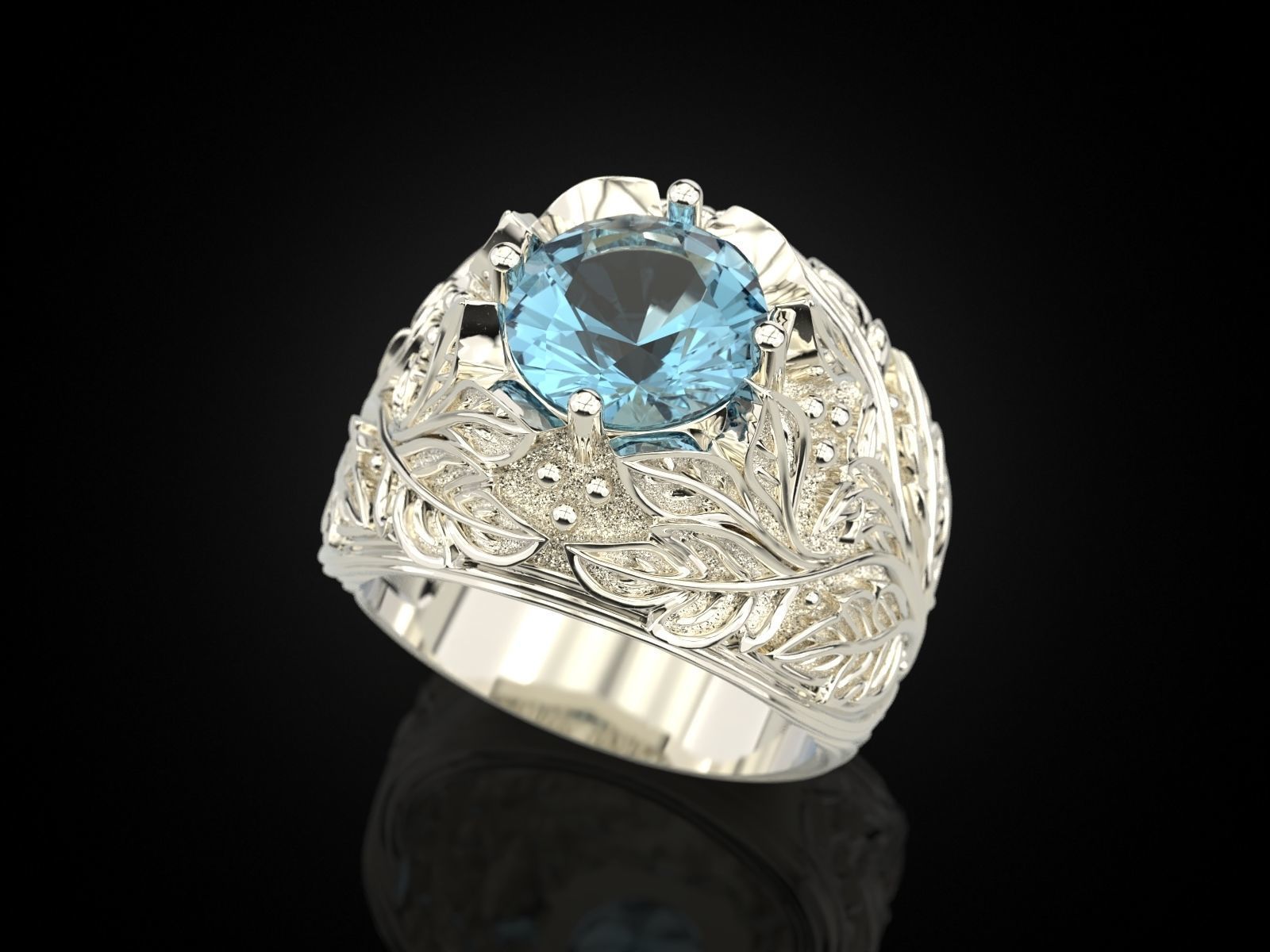 Ring Winter 3D print model_34