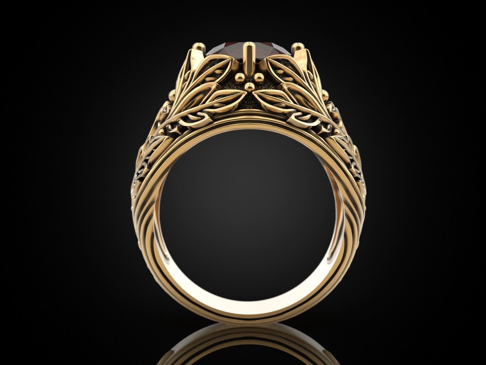 Ring Winter 3D print model_24
