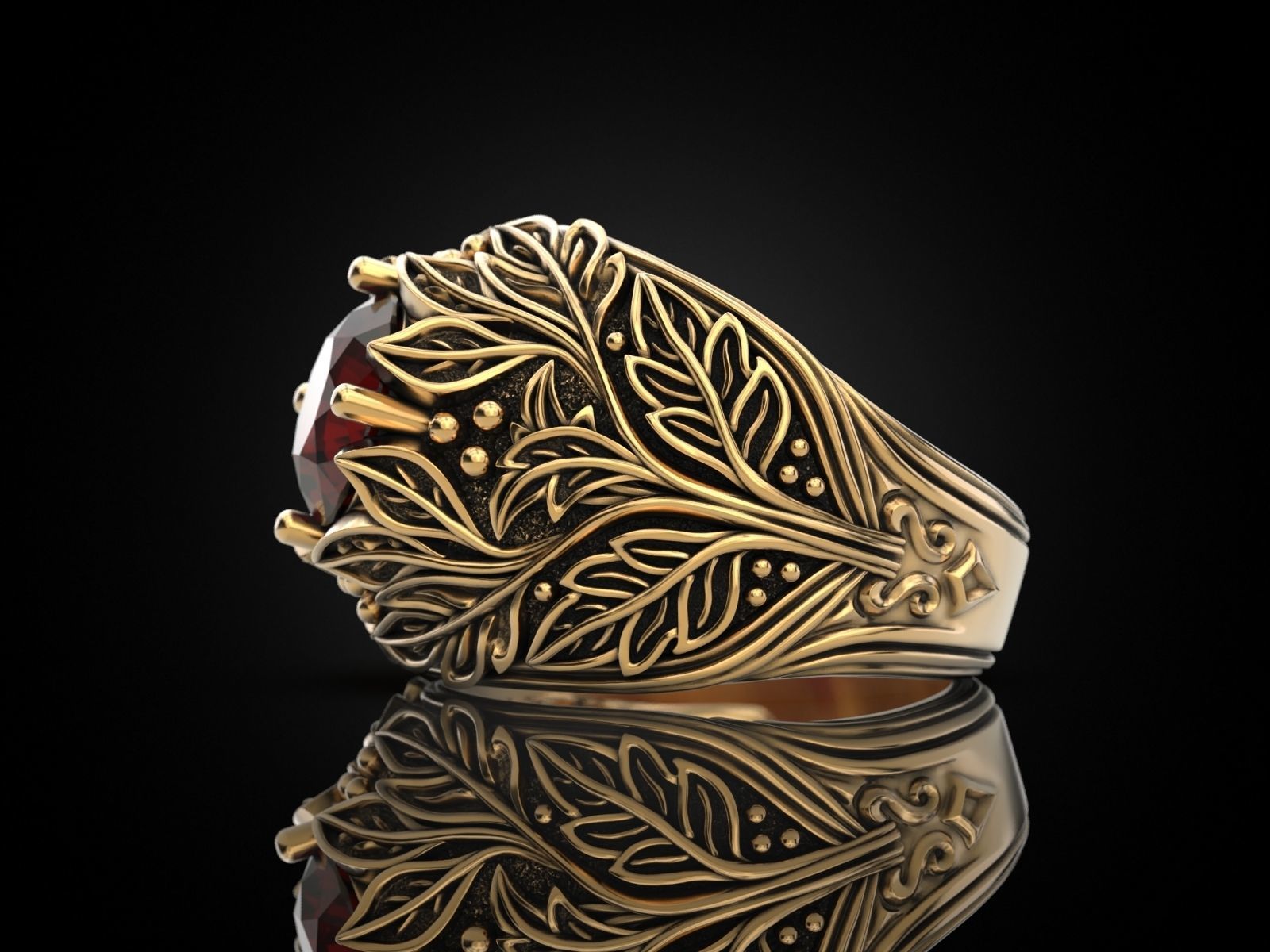 Ring Winter 3D print model_29