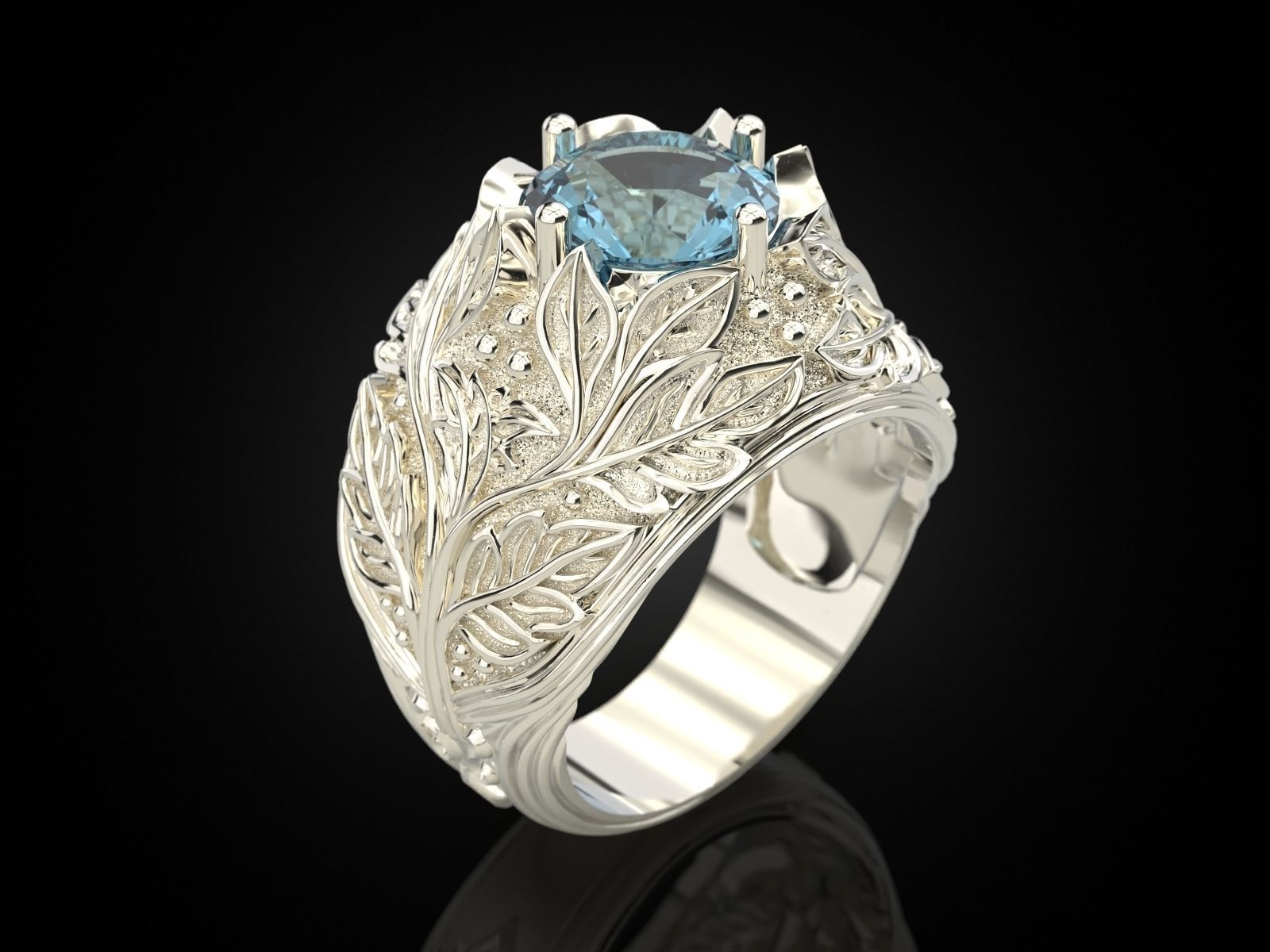 Ring Winter 3D print model_35