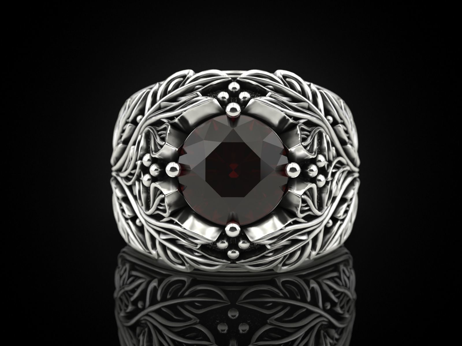 Ring Winter 3D print model_9