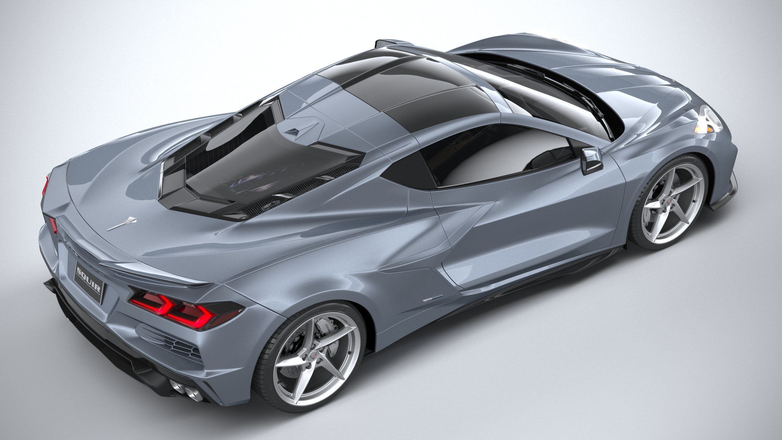 Chevrolet Corvette E-Ray CG 2024 3D model_10