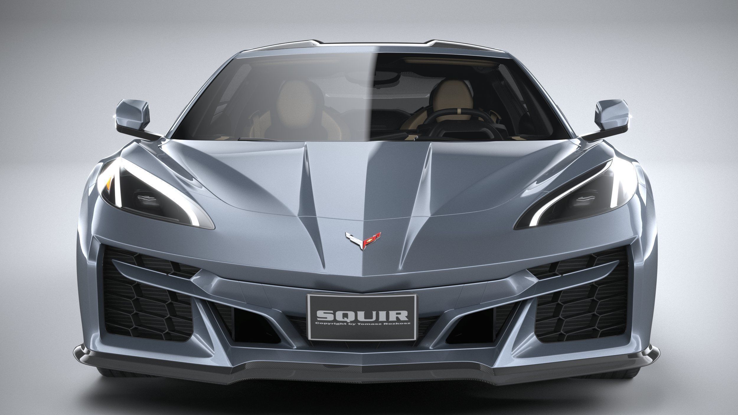 Chevrolet Corvette E-Ray CG 2024 3D model_13