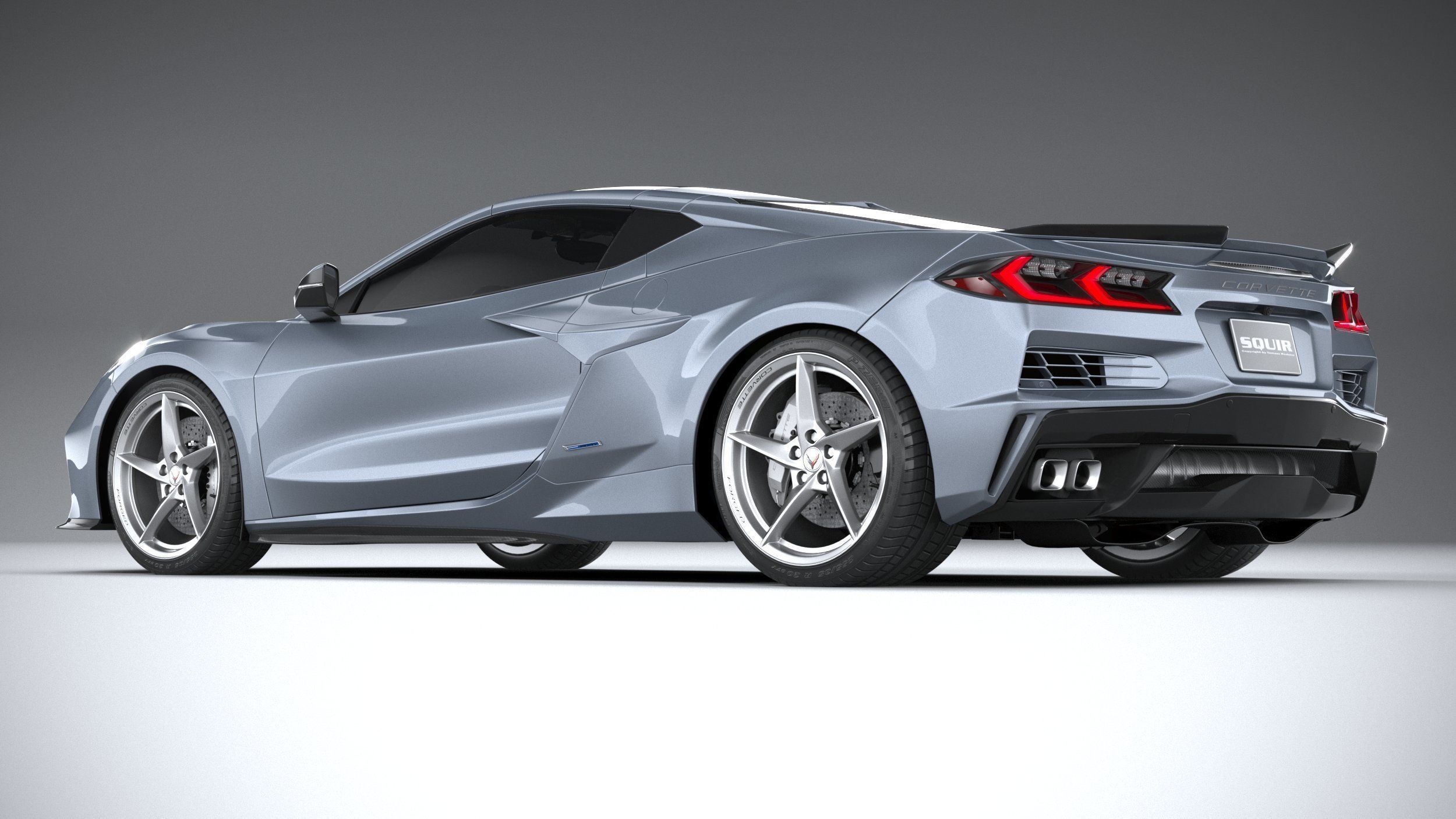 Chevrolet Corvette E-Ray CG 2024 3D model_5