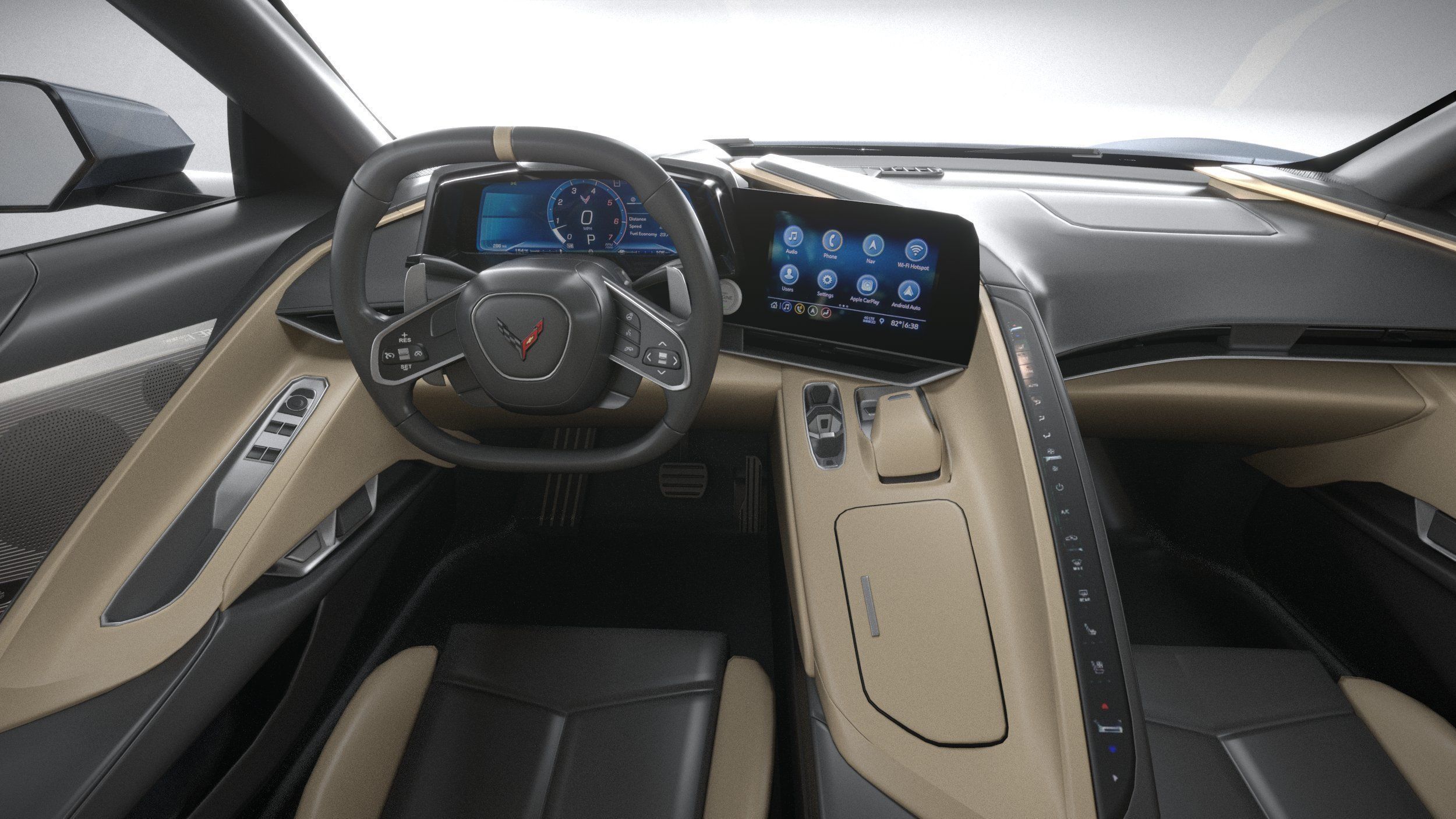 Chevrolet Corvette E-Ray CG 2024 3D model_27