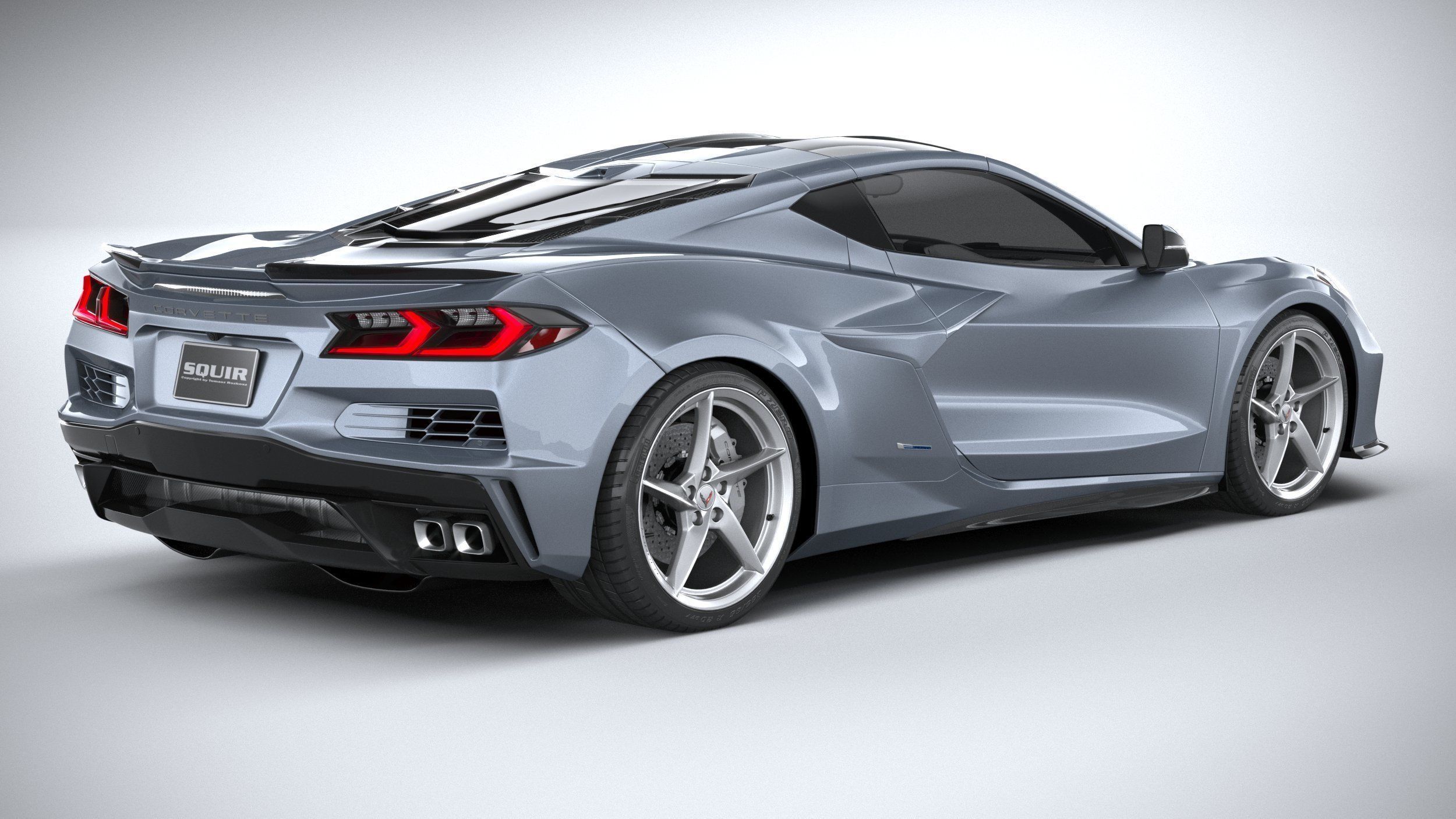 Chevrolet Corvette E-Ray CG 2024 3D model_17