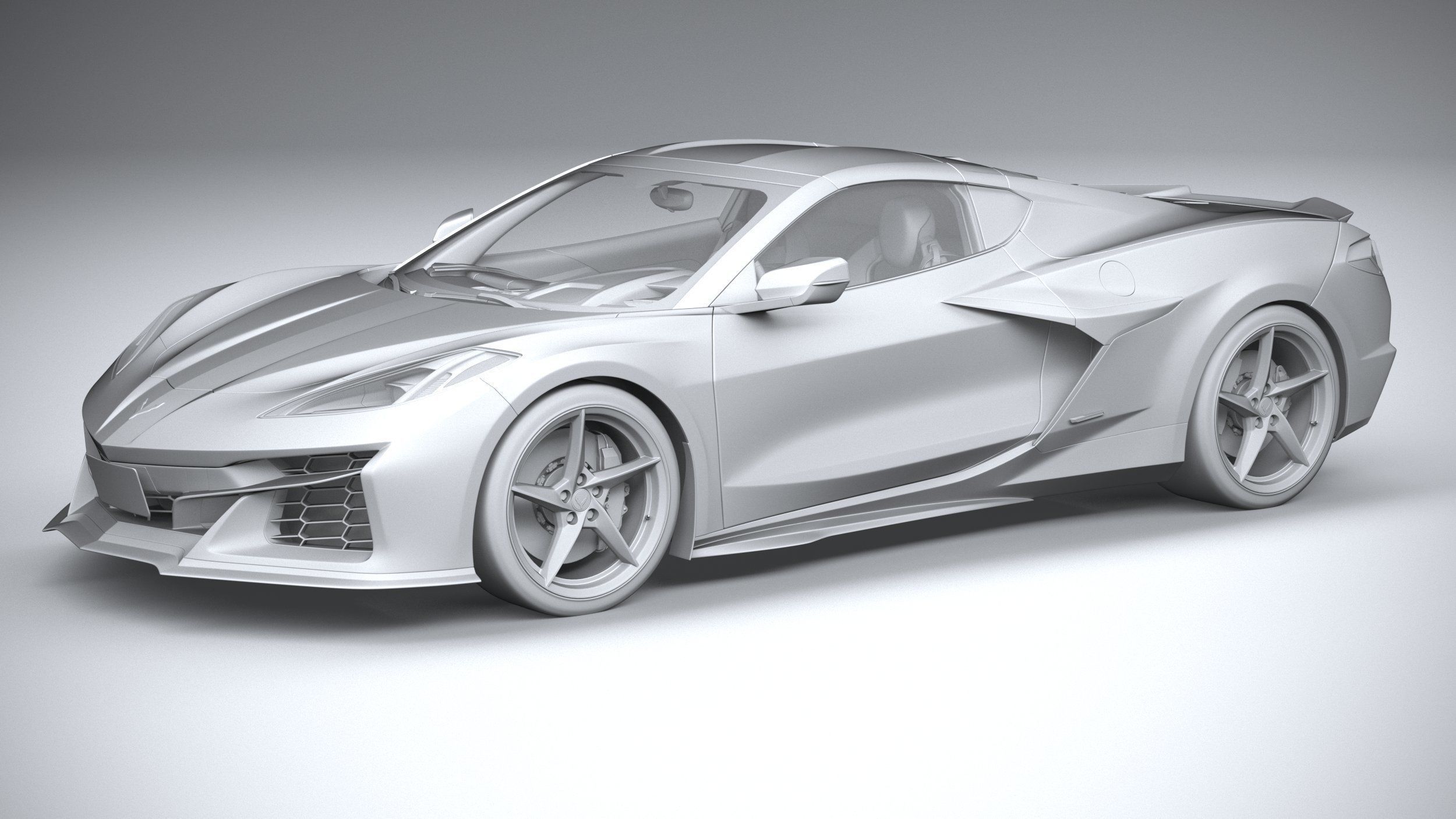 Chevrolet Corvette E-Ray CG 2024 3D model_19