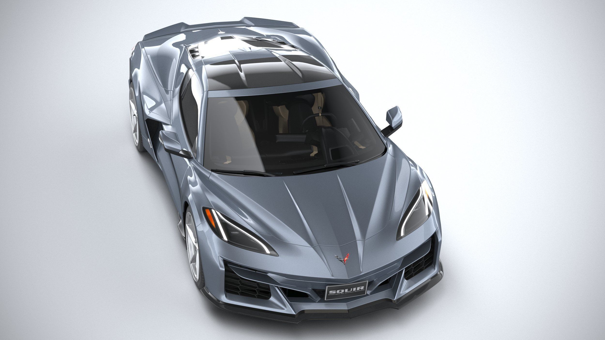 Chevrolet Corvette E-Ray CG 2024 3D model_12
